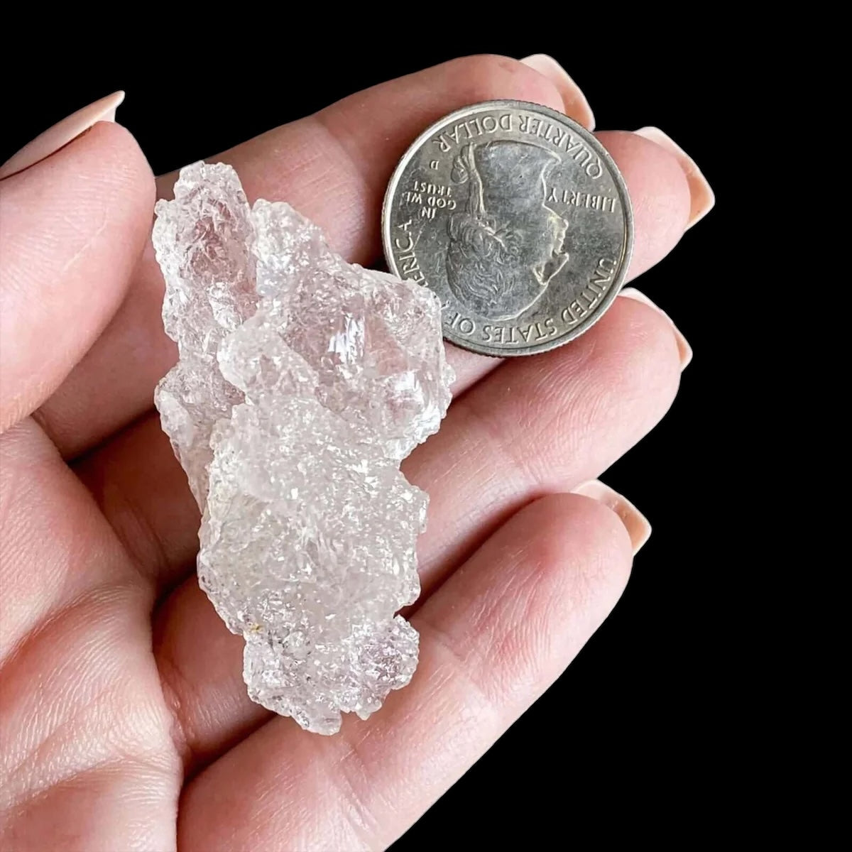 Brazilian Ice Quartz for Clarity and Transformation | Stock E Mooncat Crystals