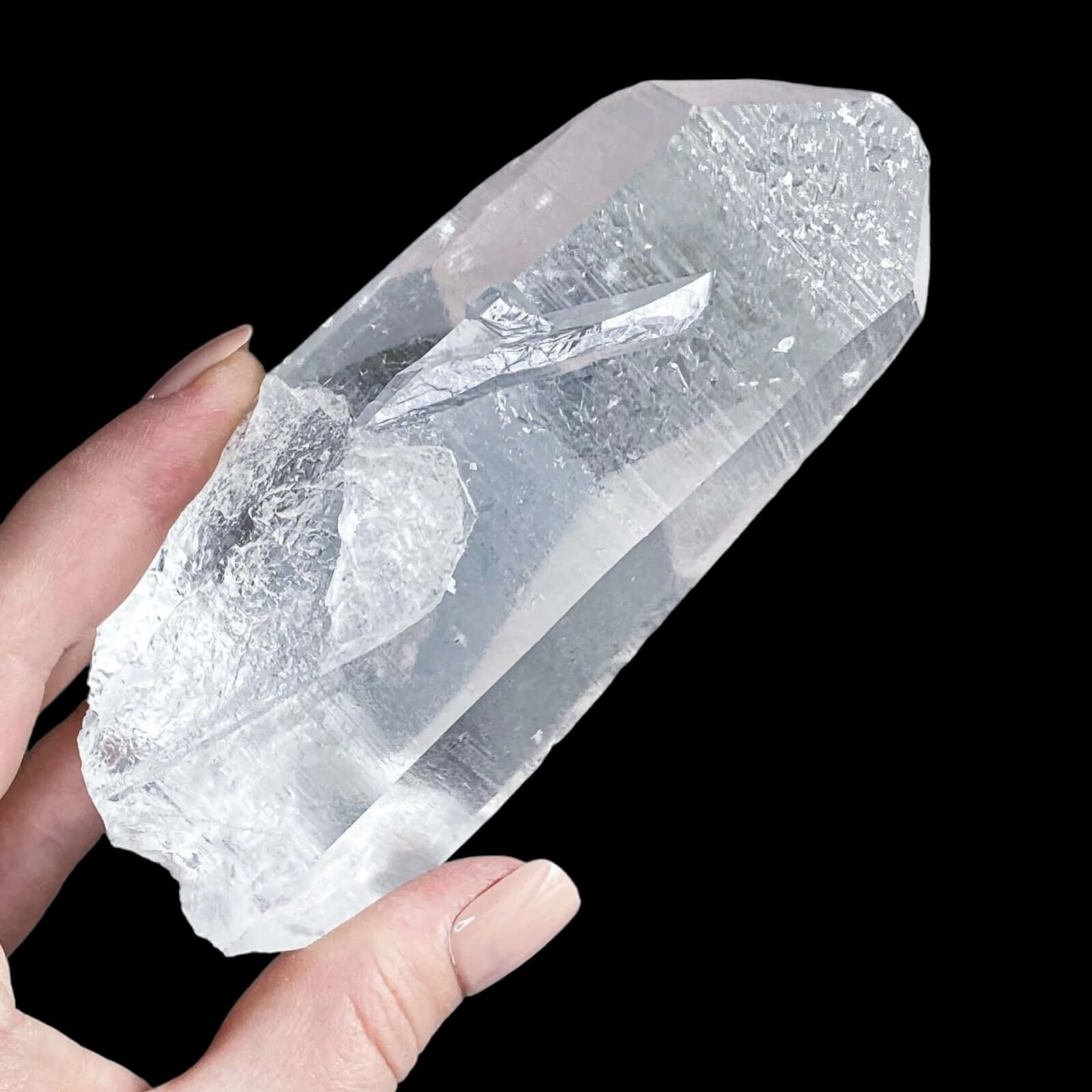 Brazilian Lemurian Quartz for Wisdom and Manifestation | Stock LF Mooncat Crystals