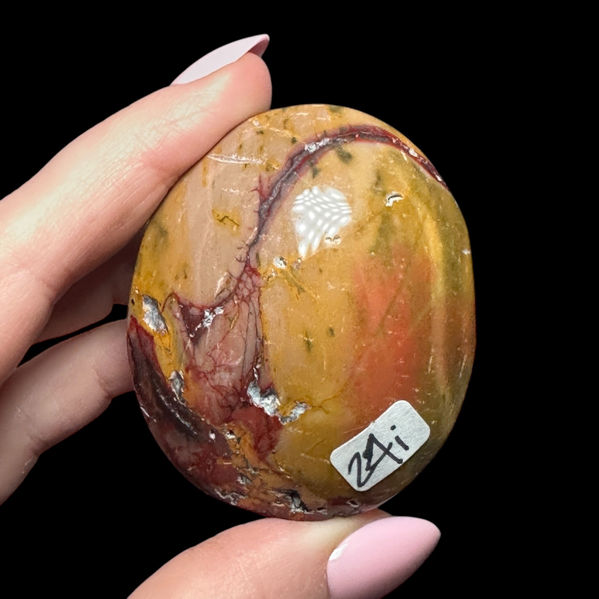 Mookaite Palm Stone