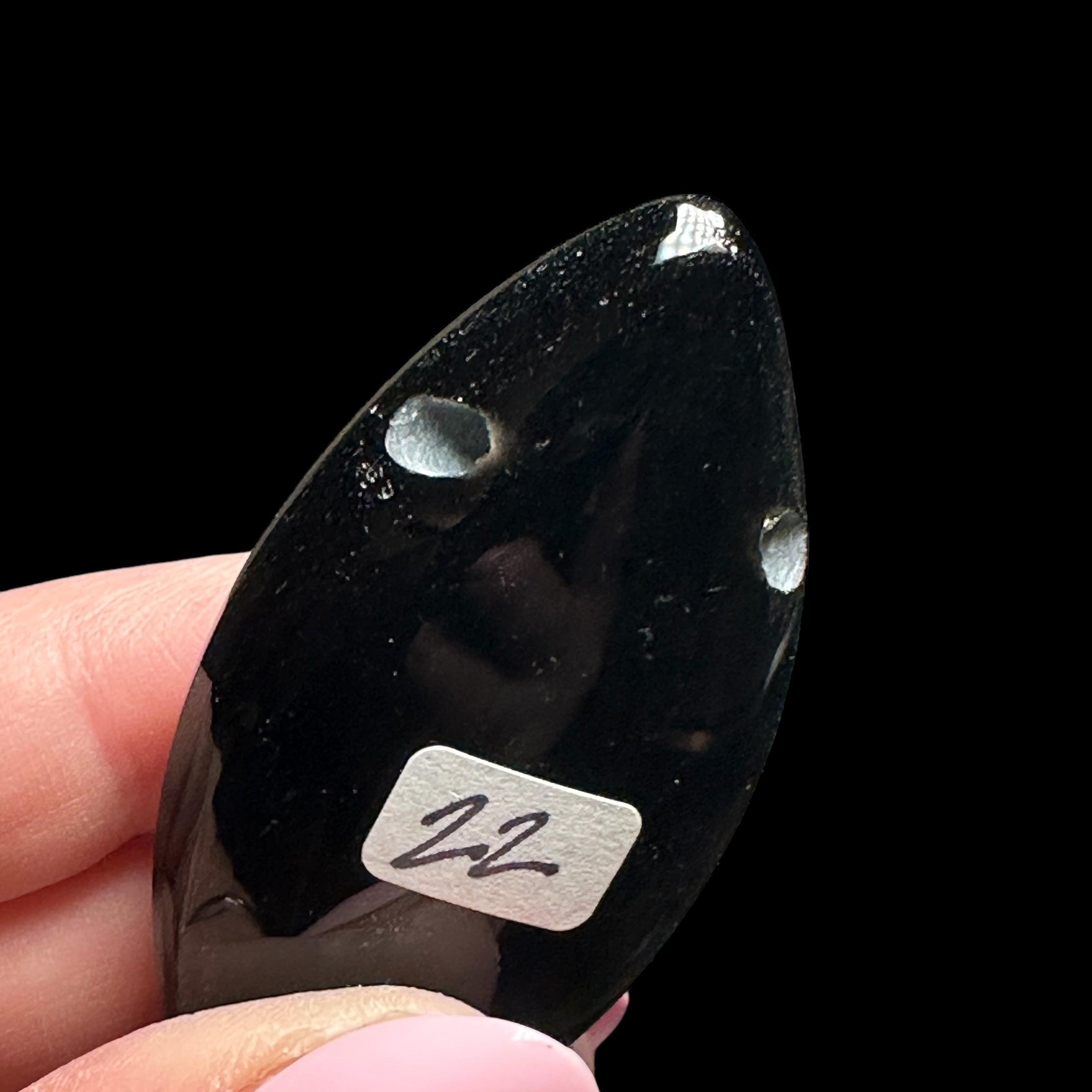 Silver Sheen Obsidian (Drilled) for Protection, Insight, & Manifestation