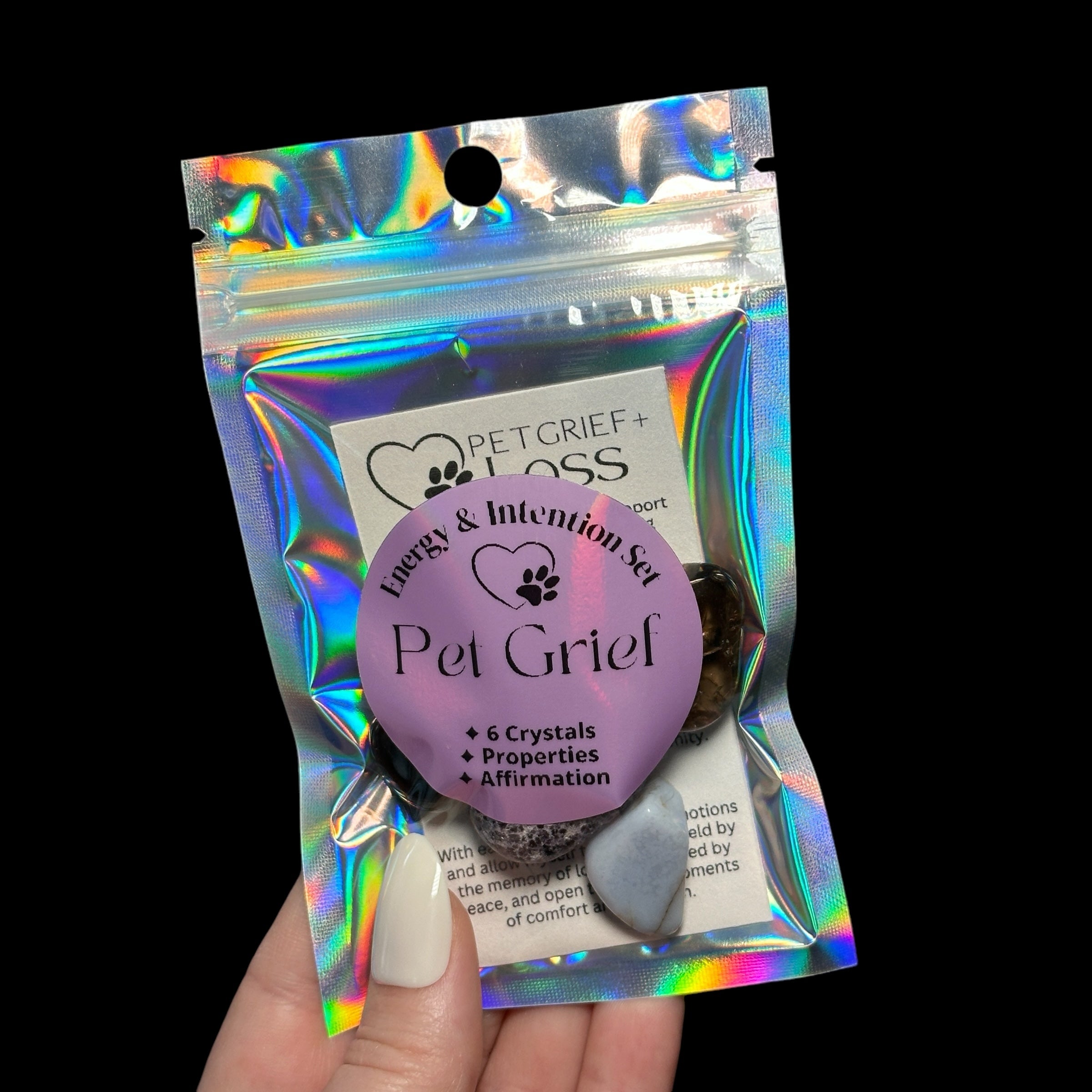 Crystals for Pet Grief & Loss Crystal Kit - 6 Piece Set