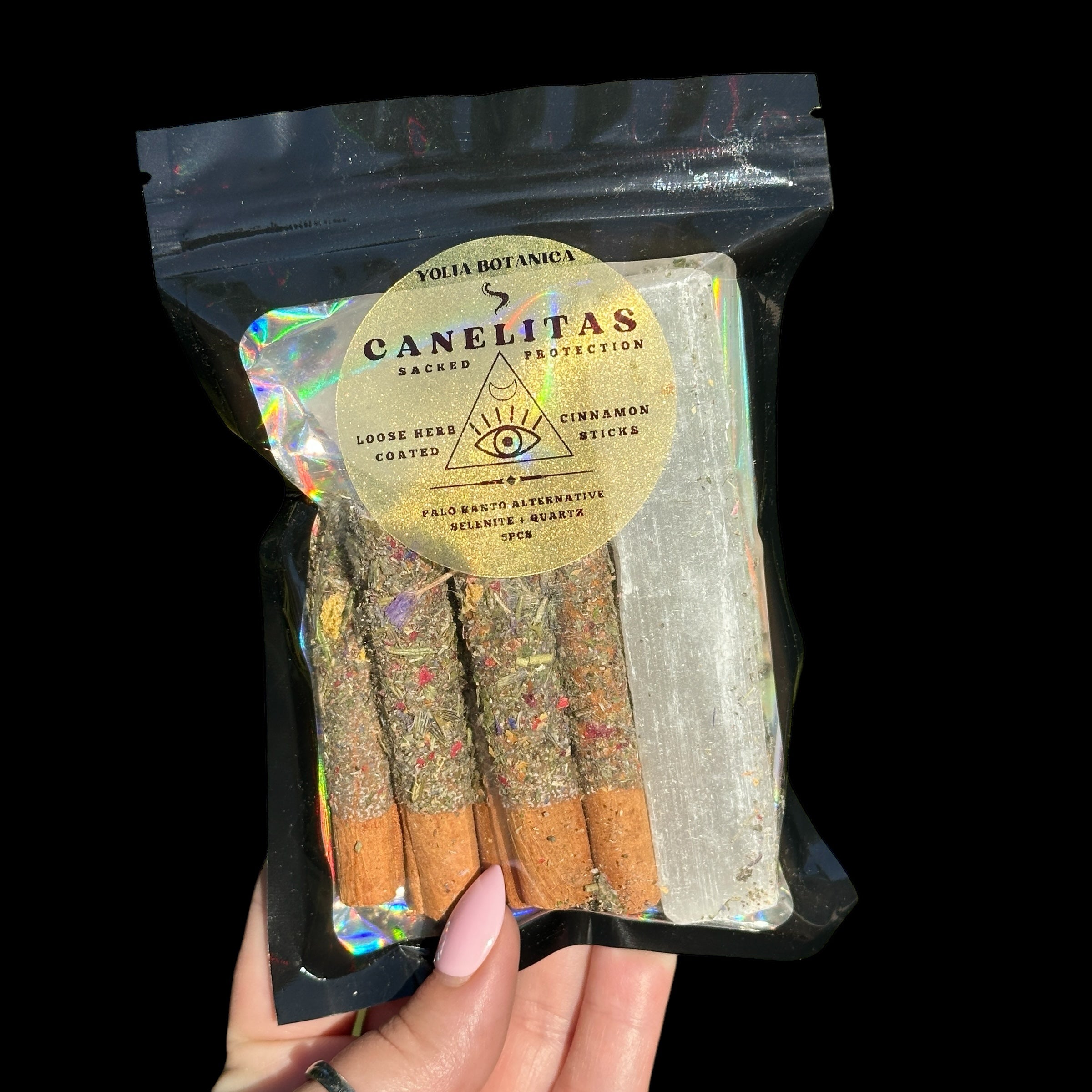 Canelitas Cleansing Wands for Sacred Protection | 5 Sticks Mooncat Crystals