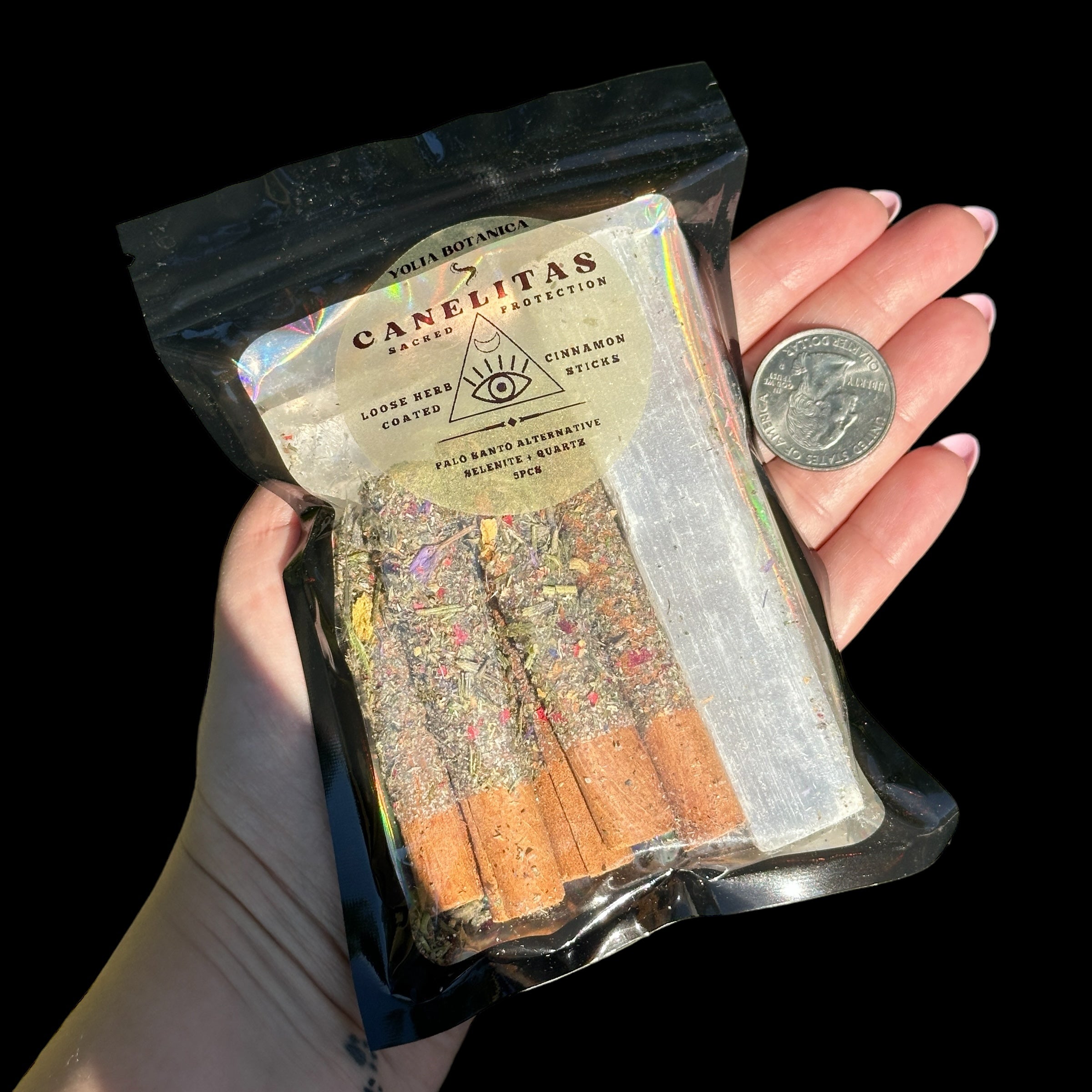 Canelitas Cleansing Wands for Sacred Protection | 5 Sticks Mooncat Crystals