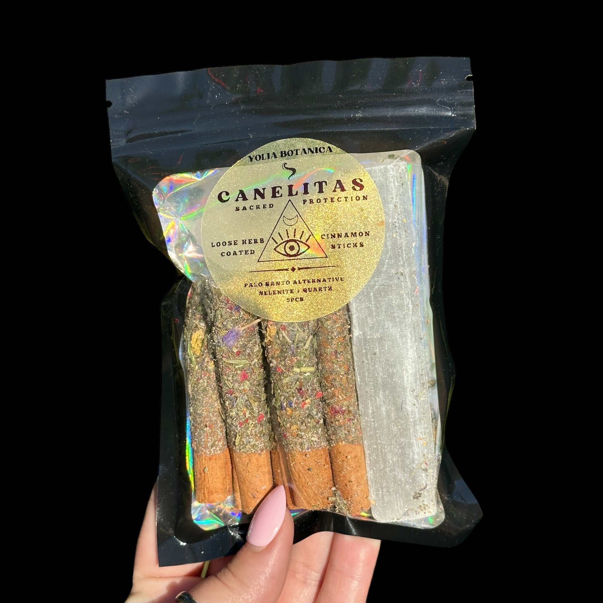 Canelitas Cleansing Wands for Sacred Protection | 5 Sticks Mooncat Crystals