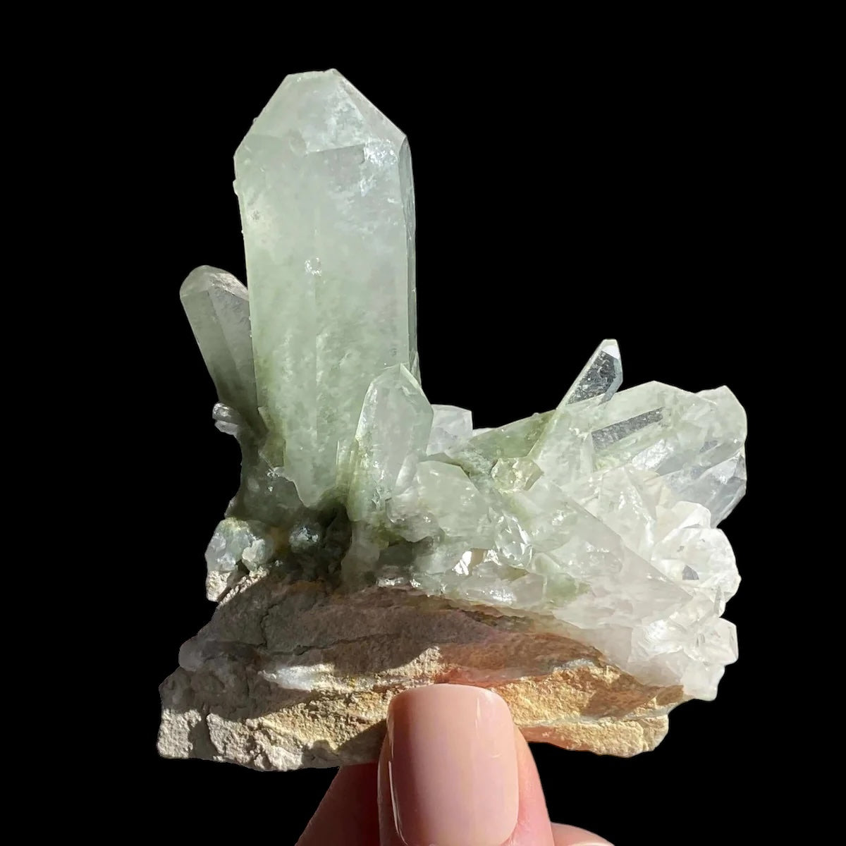 Chlorite-Included Quartz for Purification and Life Force Energy | Stock F Mooncat Crystals