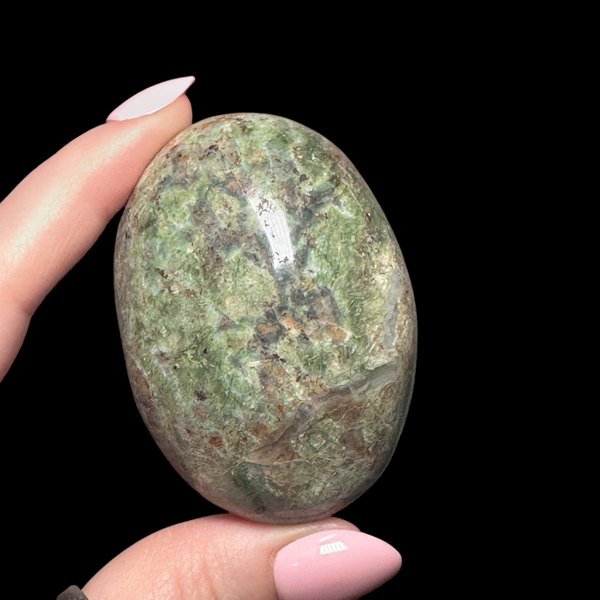 Chrysoprase Palm Stone