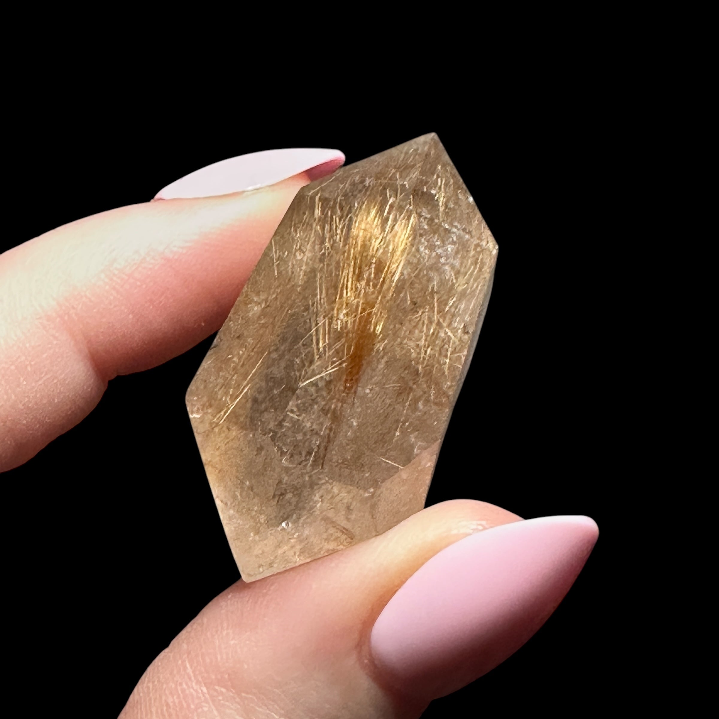 Double Terminated Rutilated Quartz | Stock A