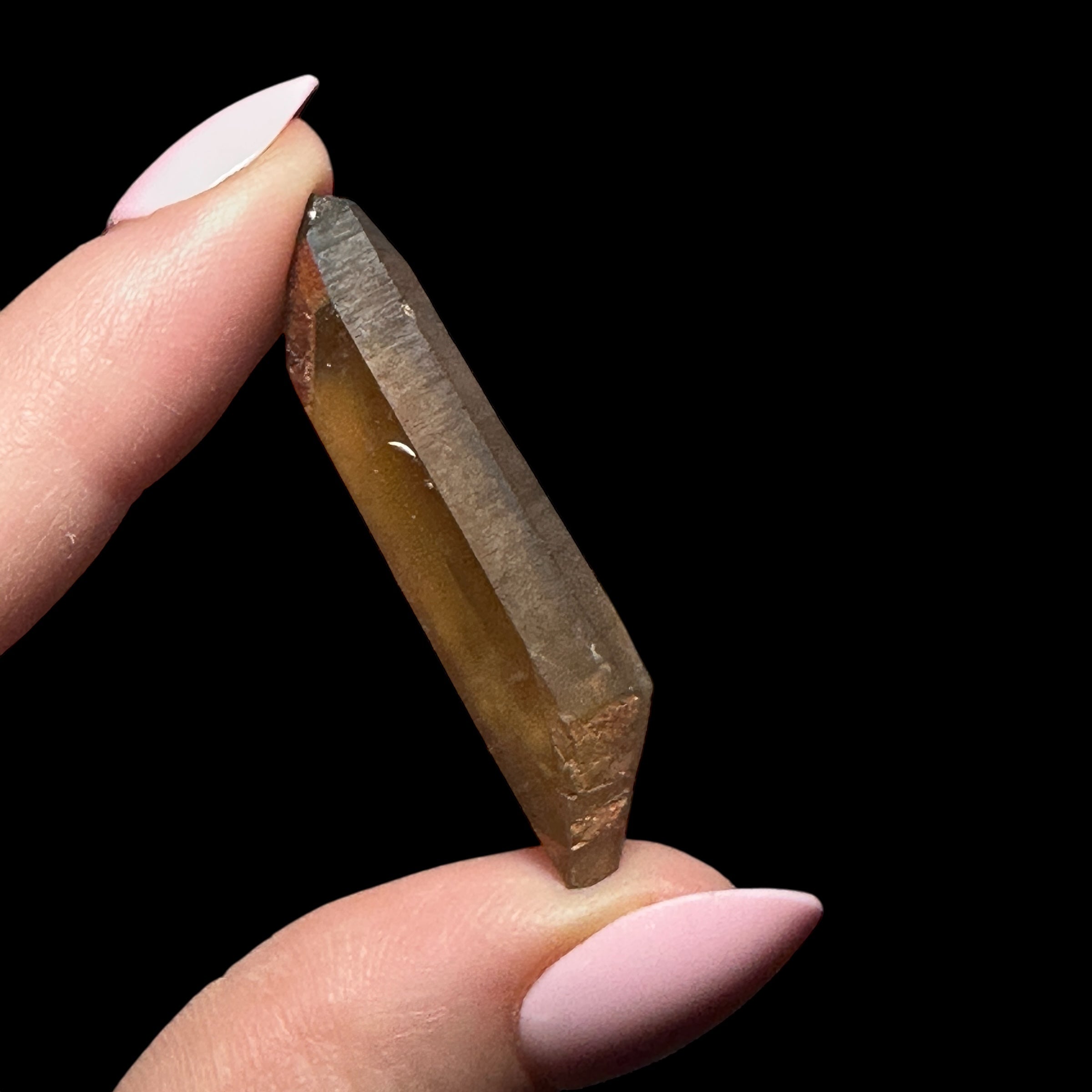 Natural Double Terminated Citrine Point | Stock A