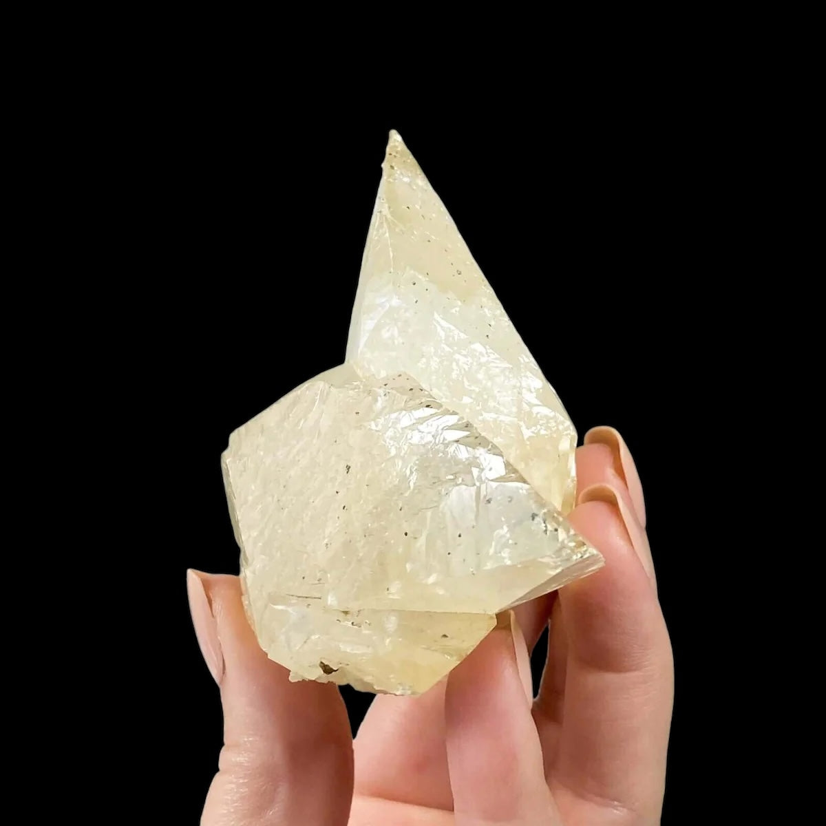 Elmwood “Stellar Beam” Calcite for Transformation and Protection| Stock U Mooncat Crystals