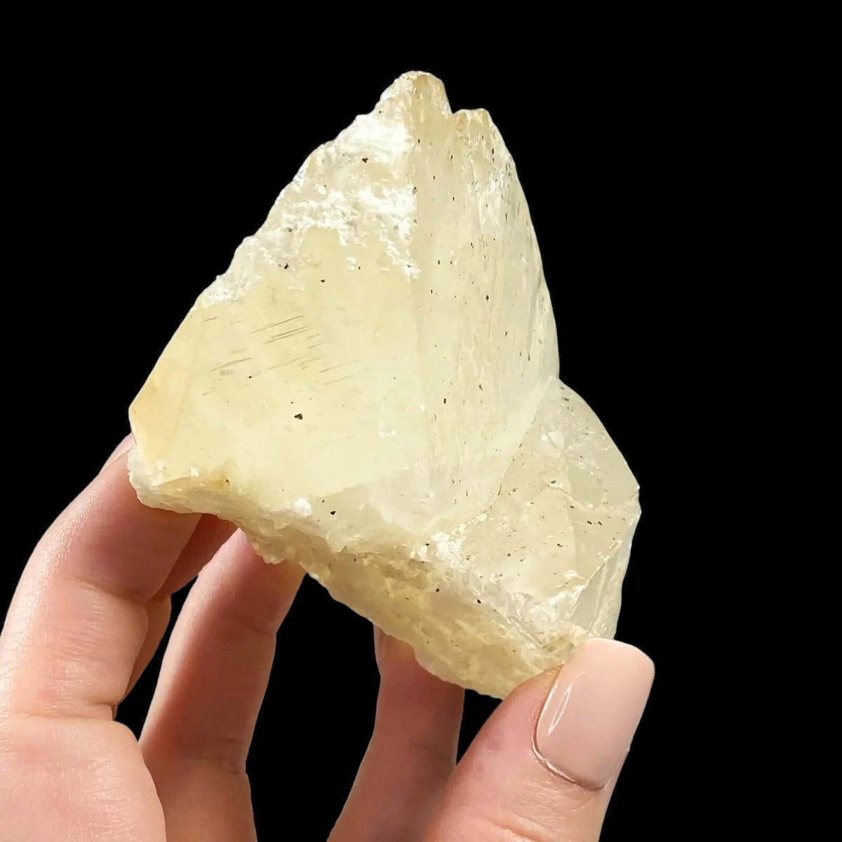 Elmwood “Stellar Beam” Calcite for Transformation and Protection| Stock U Mooncat Crystals