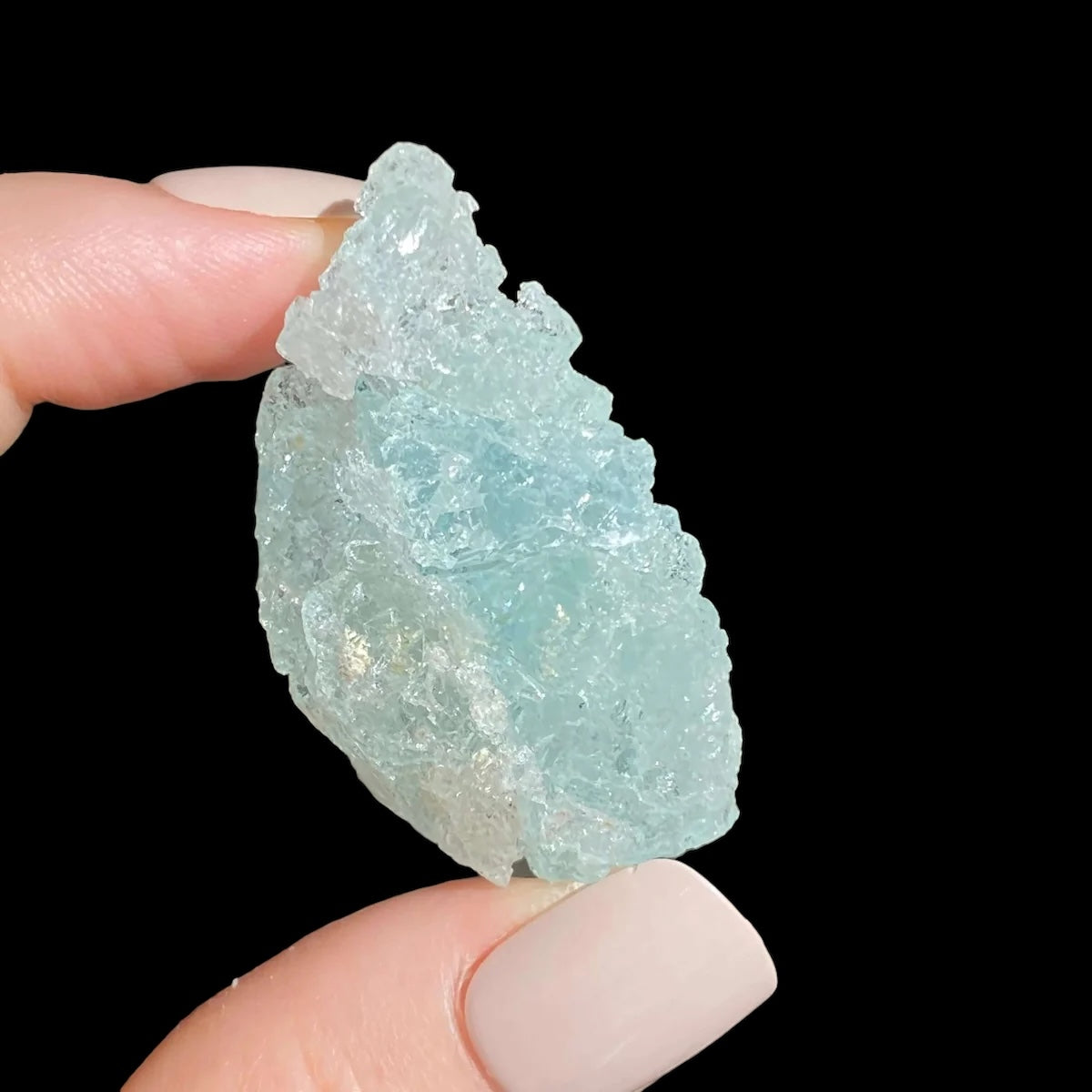 Etched Aquamarine for Calm and Communication | Stock A Mooncat Crystals