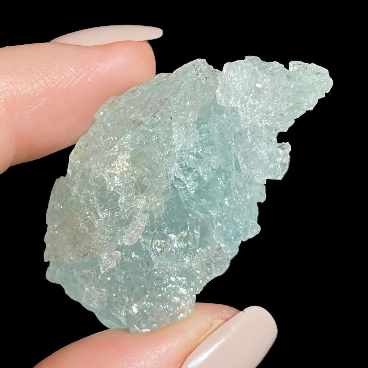 Etched Aquamarine for Calm and Communication | Stock A Mooncat Crystals