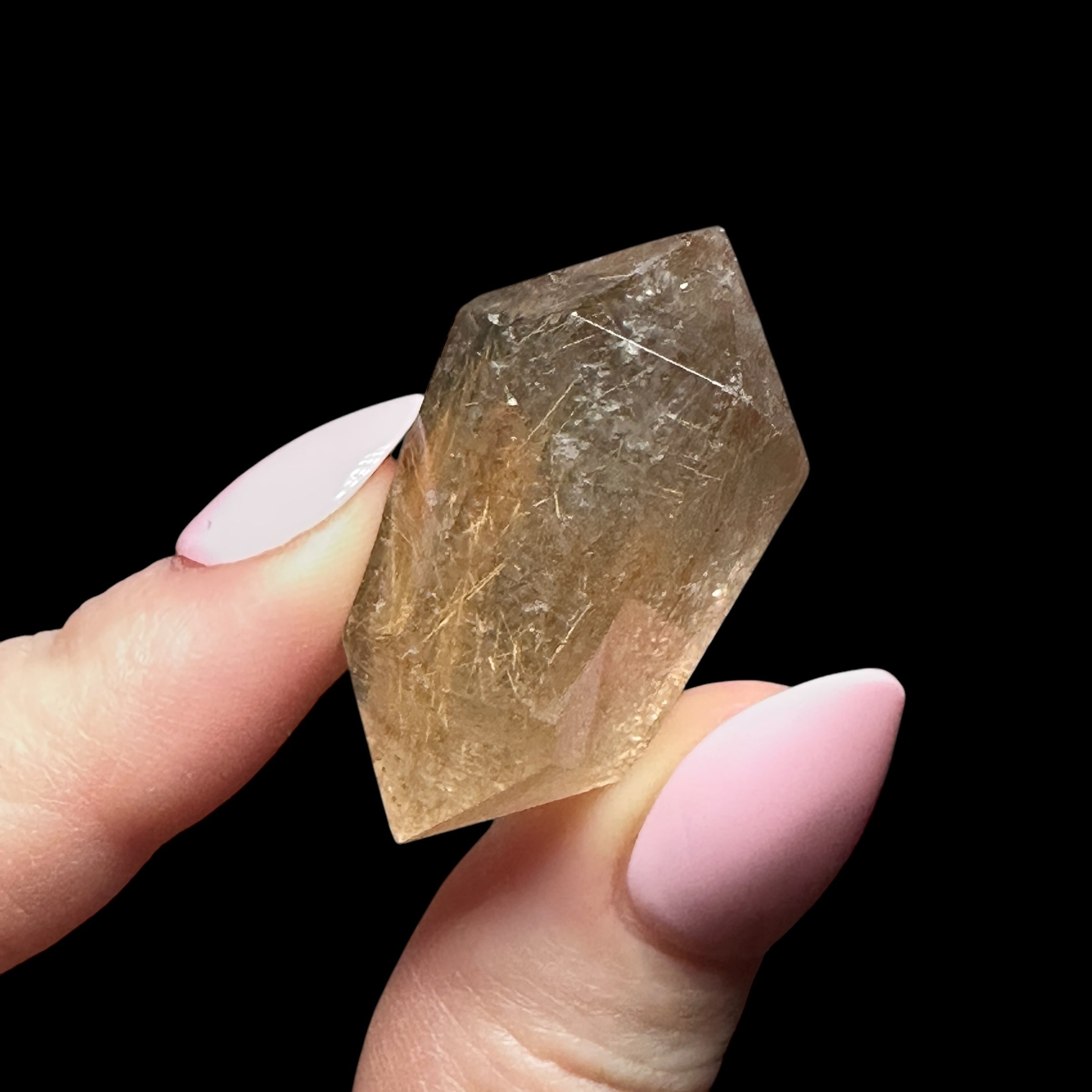 Double Terminated Rutilated Quartz | Stock A