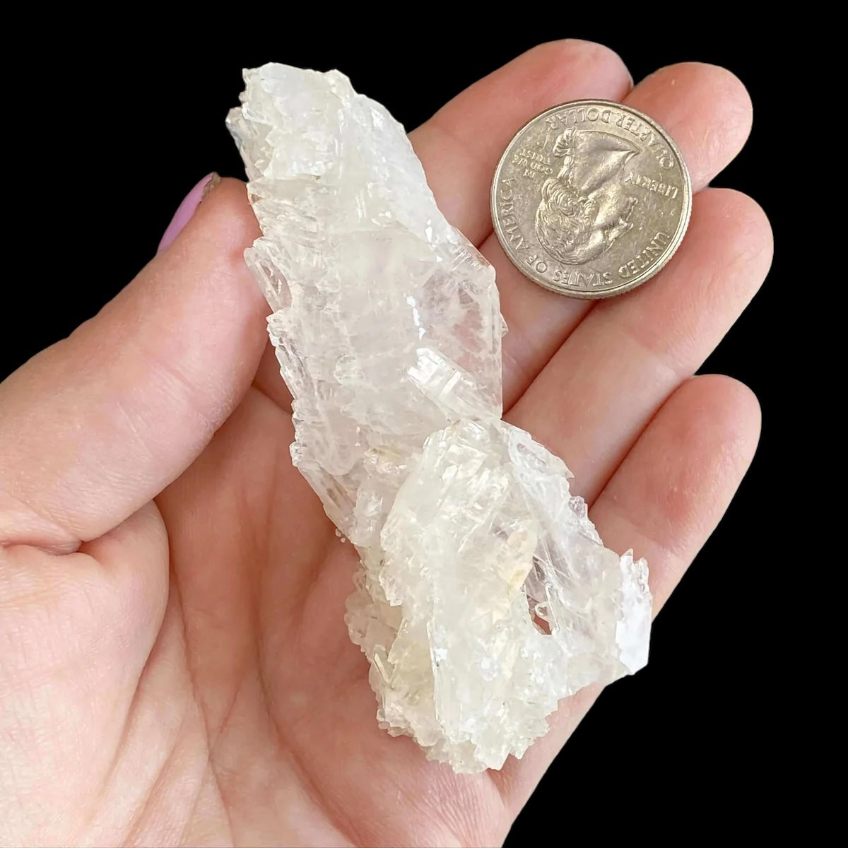 Faden Quartz for Spiritual Growth and Exploration | Stock A Mooncat Crystals