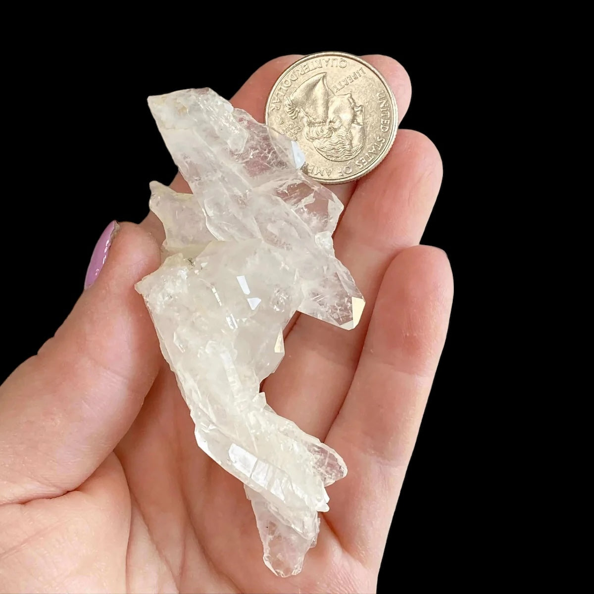 Faden Quartz for Spiritual Growth and Exploration | Stock C Mooncat Crystals