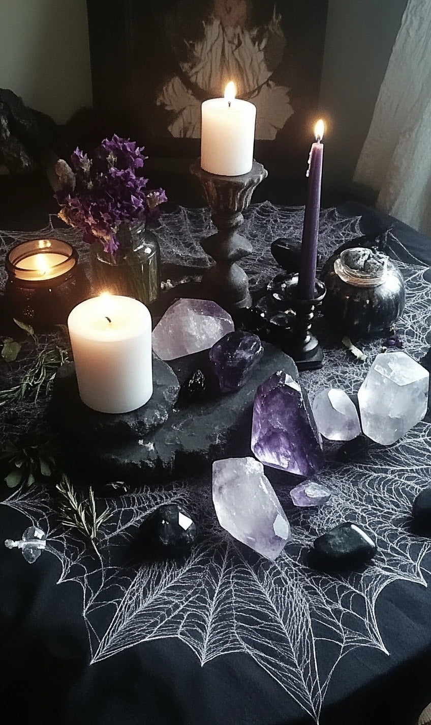 amethyst and quartz crystals for sale in our Online metaphysical store 