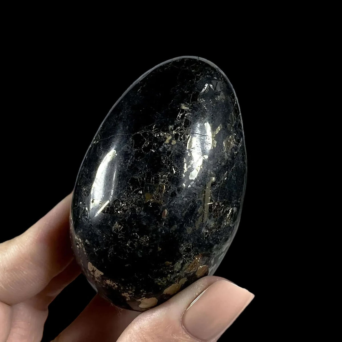 Healer's Gold Egg for Healing and Balance Mooncat Crystals