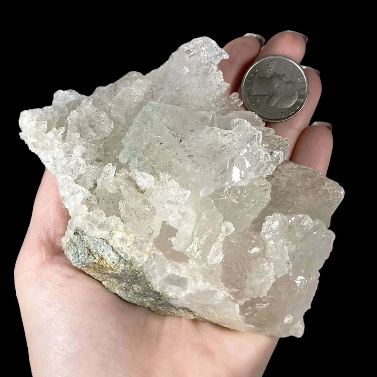 Himalayan Ice Quartz for Spiritual Elevation Mooncat Crystals