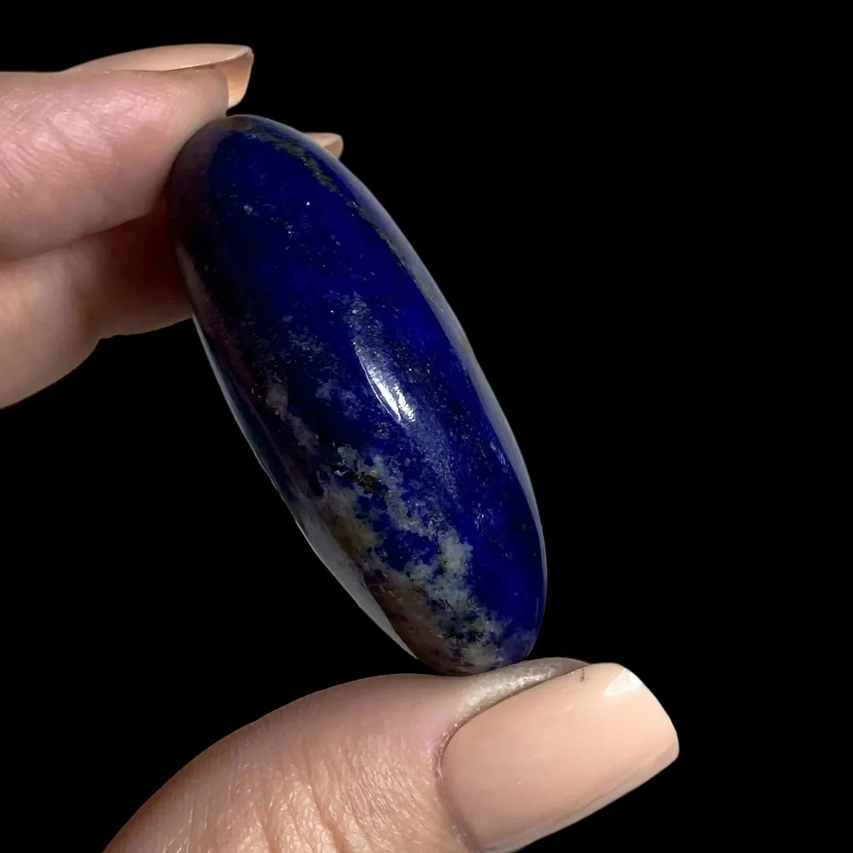 Lapis Lazuli Palm Stone for Wisdom and Truth | Stock H Mooncat Crystals