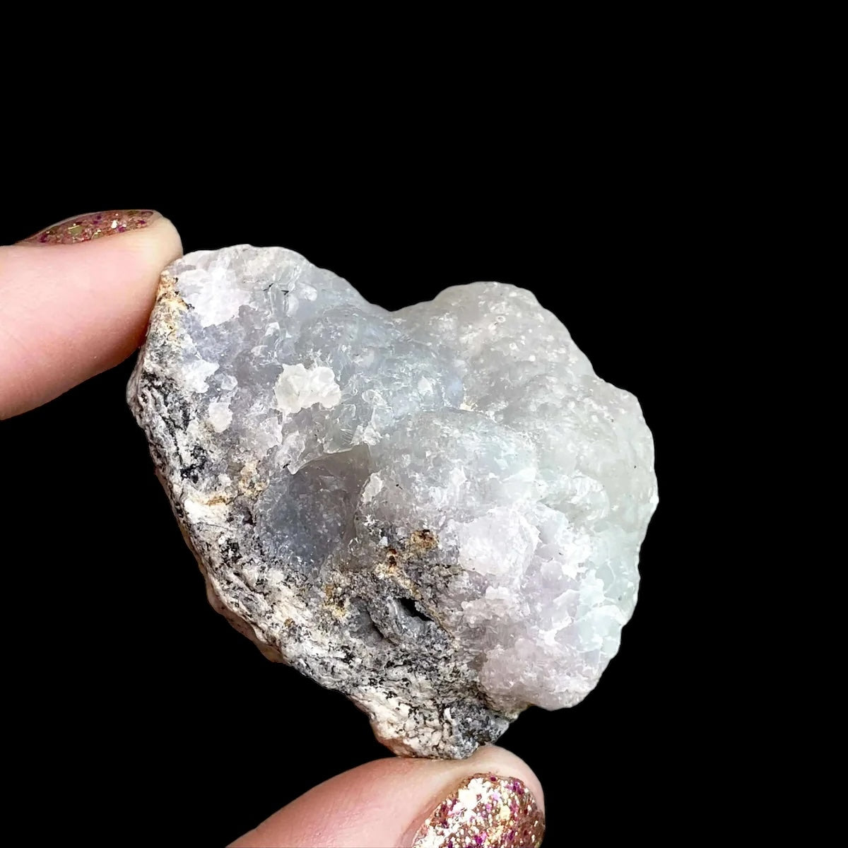 Lavender Grey Smithsonite for Soothing and Renewal | Stock G Mooncat Crystals