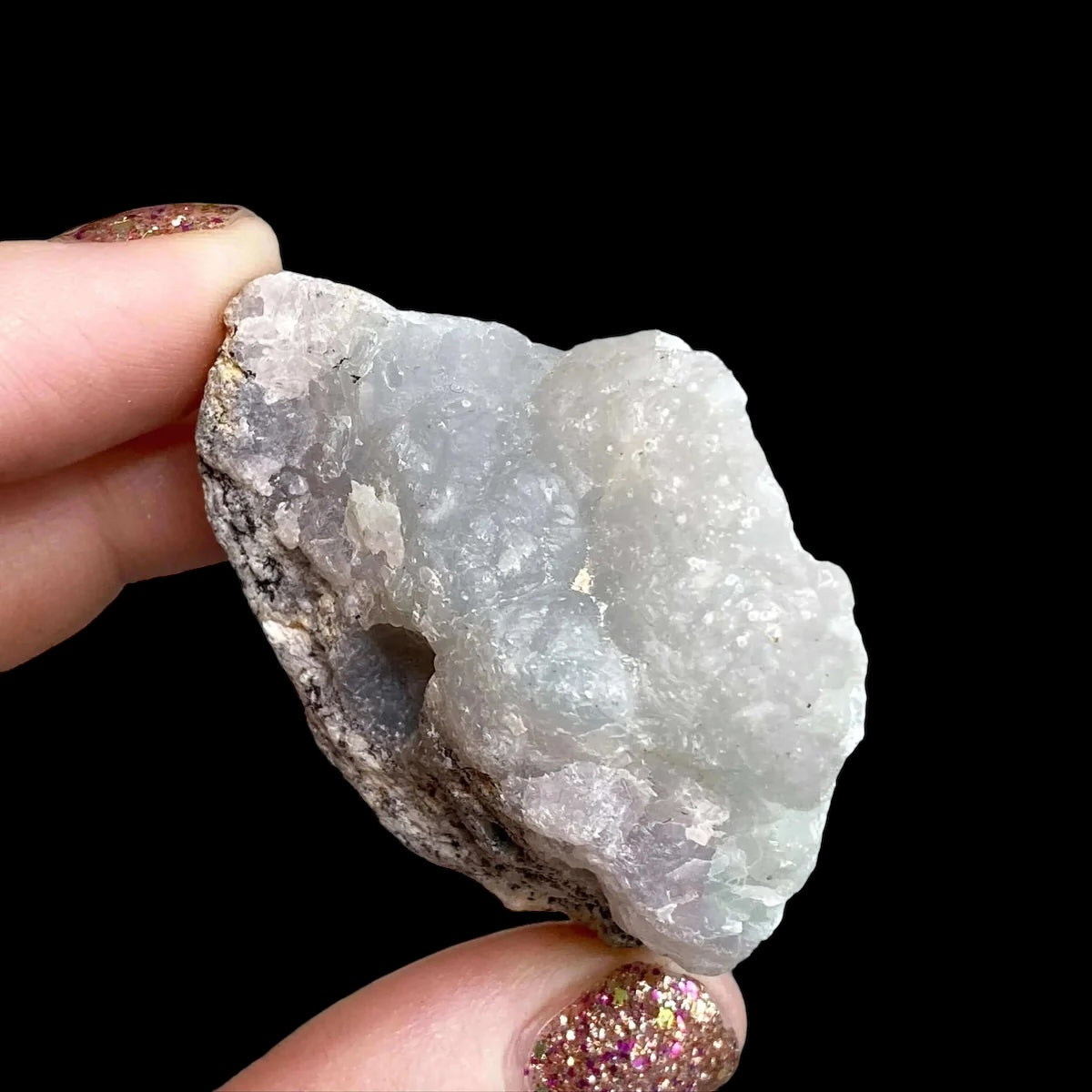 Lavender Grey Smithsonite for Soothing and Renewal | Stock G Mooncat Crystals