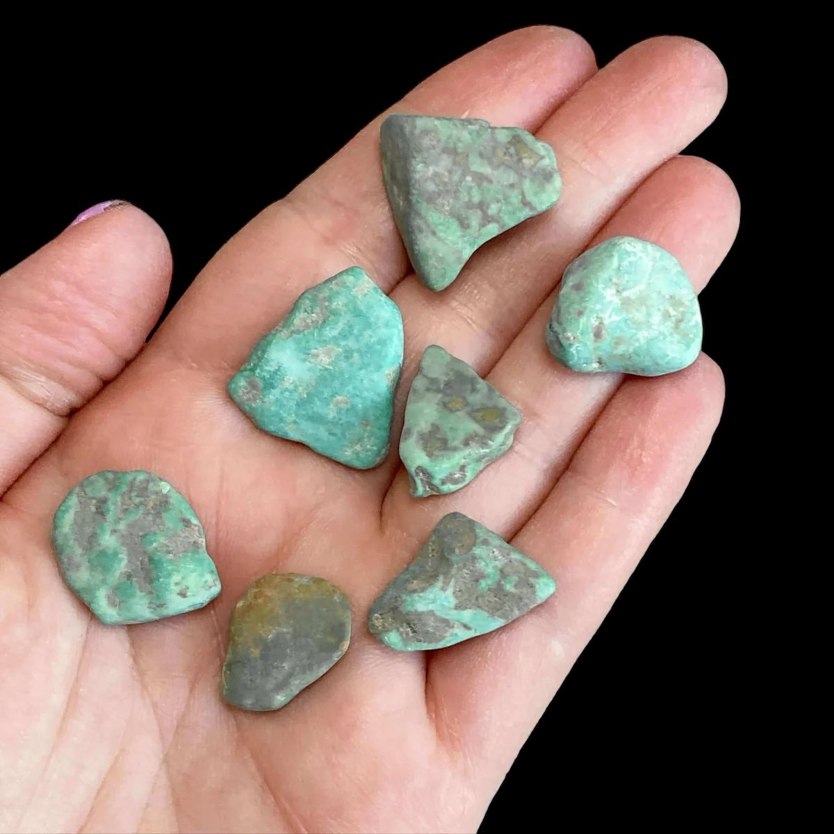 Mexican Turquoise for Inspiration and Expression Mooncat Crystals