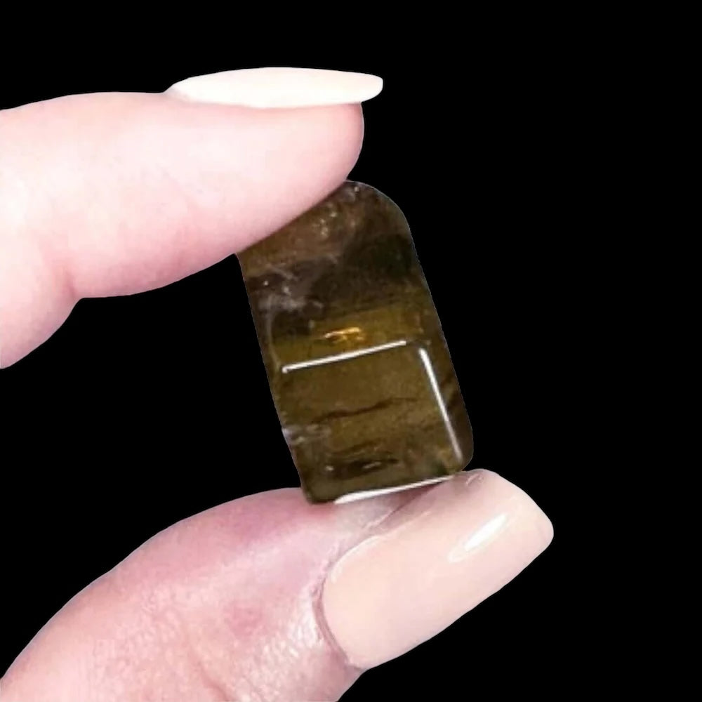 Natural African Citrine Slice for Wealth and Success | Stock C Mooncat Crystals