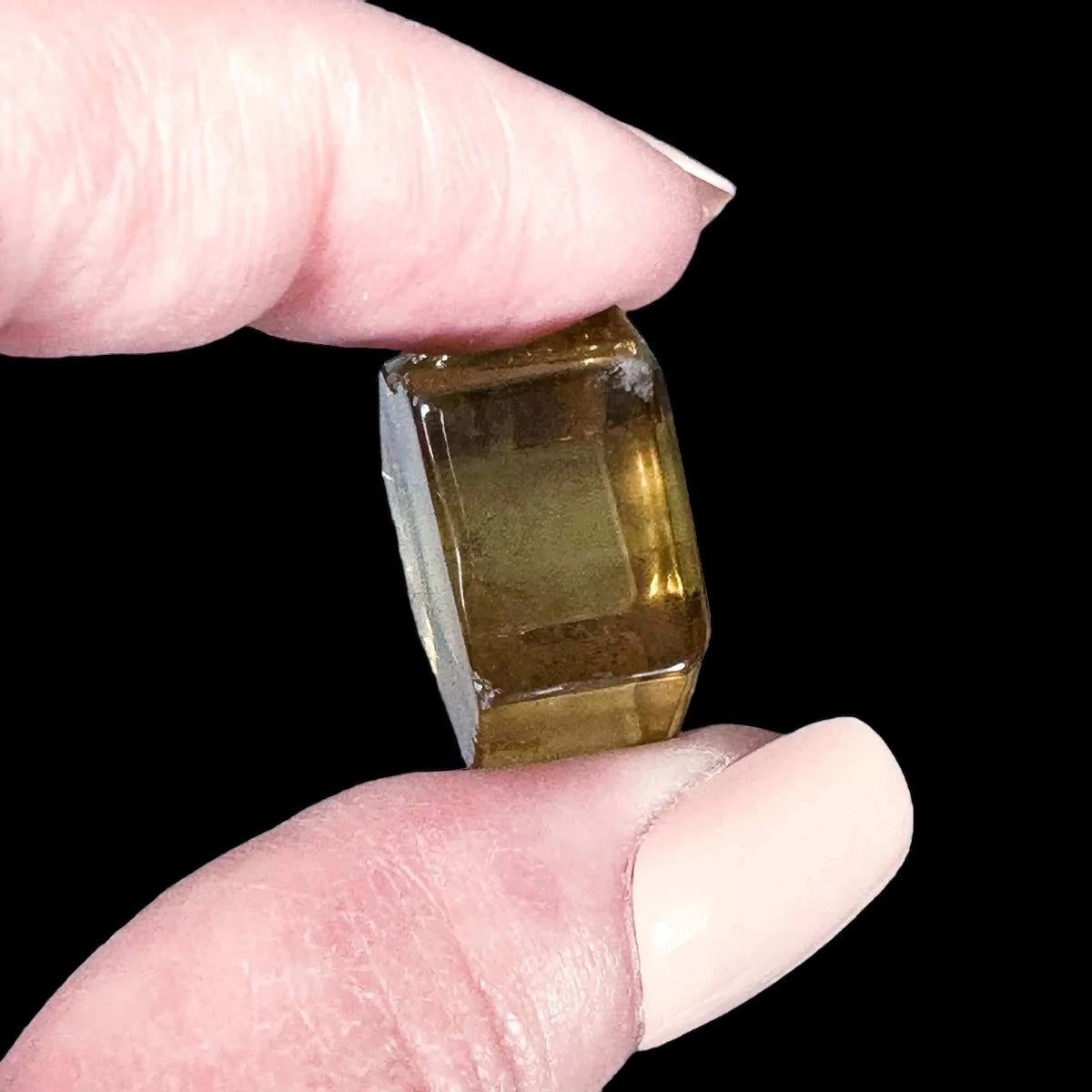 Natural African Citrine Slice for Wealth and Success | Stock D Mooncat Crystals