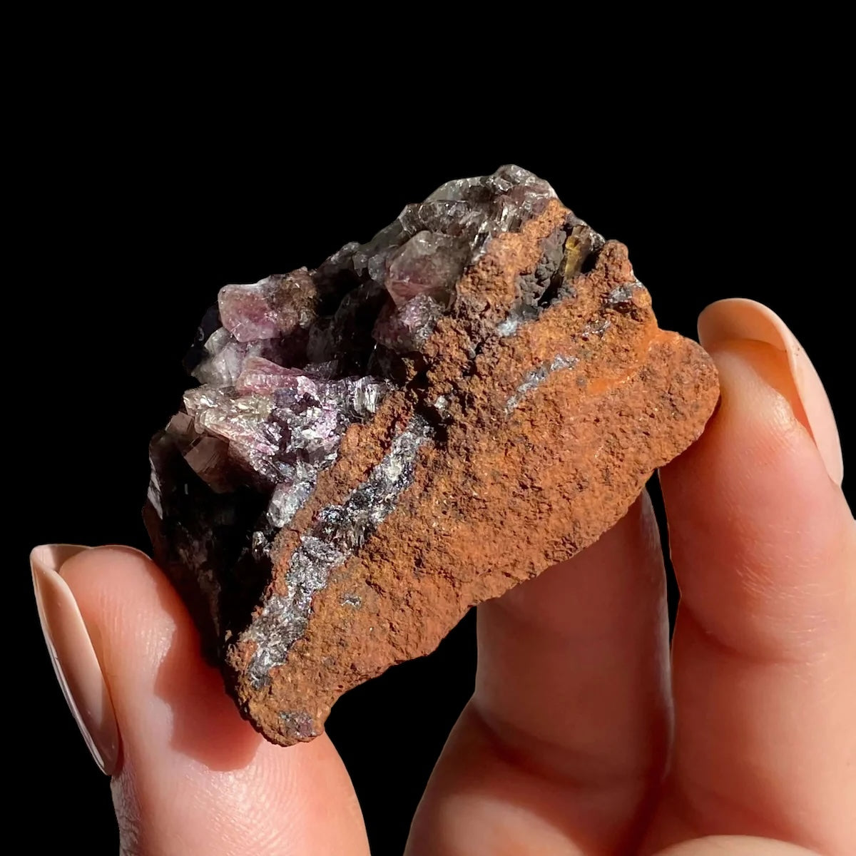 Purple Adamite for Emotional Resilience and Releasing Grief | Stock G Mooncat Crystals