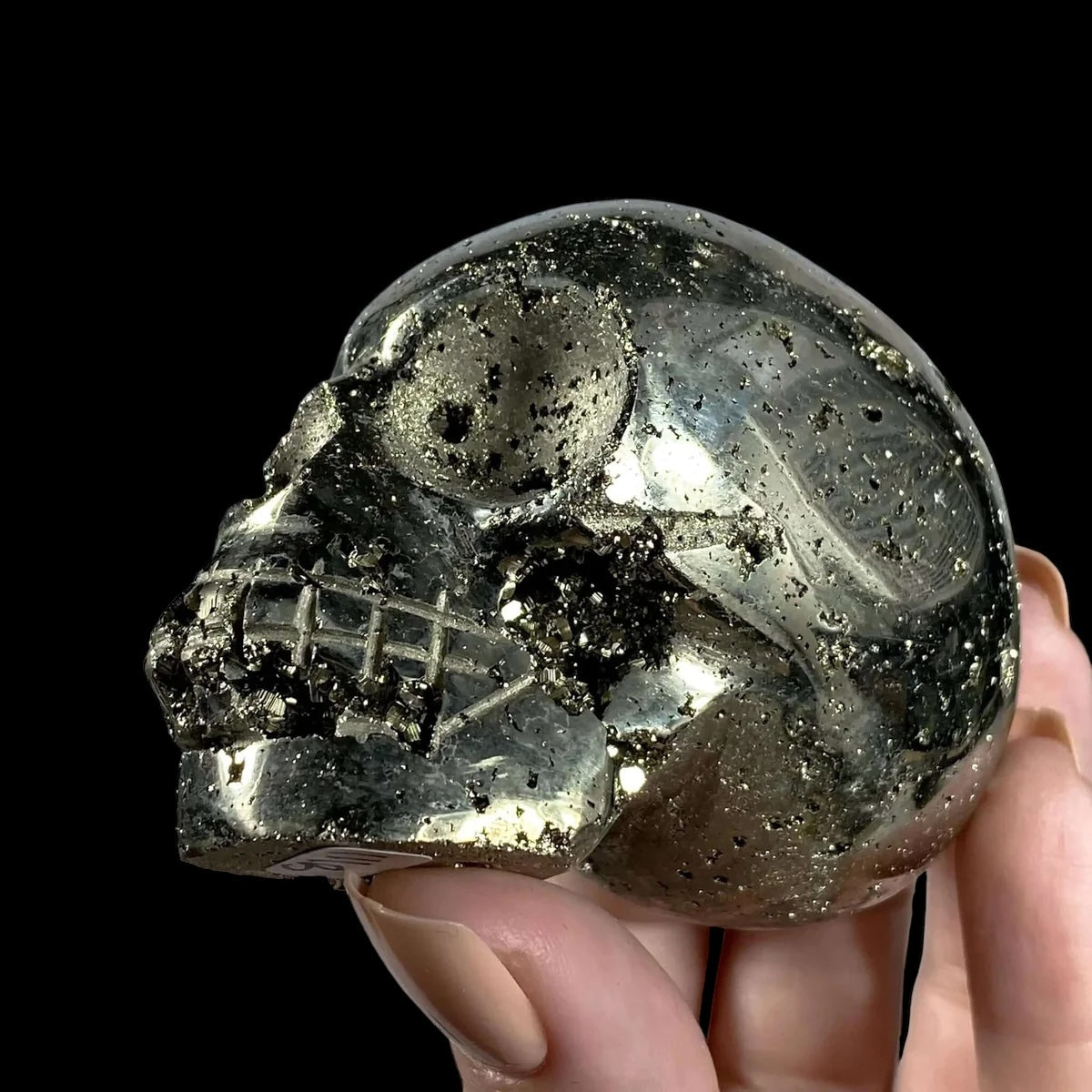 Pyrite Skull for Wealth and Confidence | Stock B Mooncat Crystals