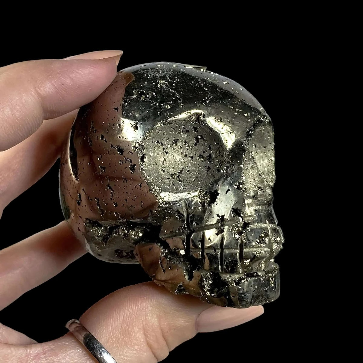 ABUNDANCE-ATTRACTING:: Pyrite Skull | Stock B