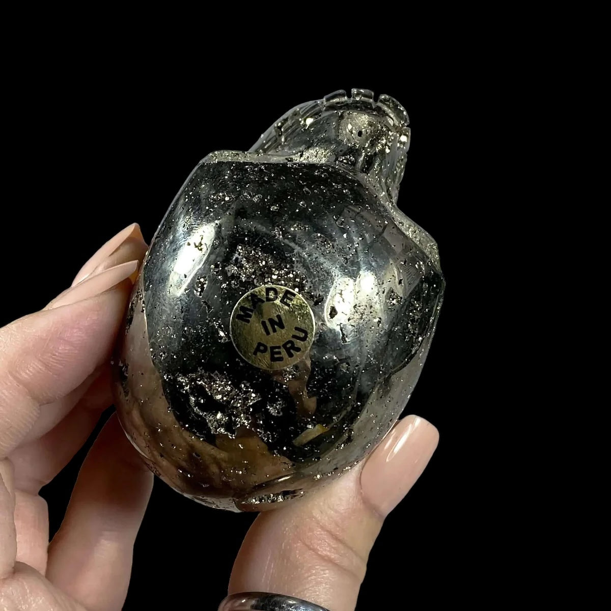 Pyrite Skull for Wealth and Confidence | Stock B Mooncat Crystals