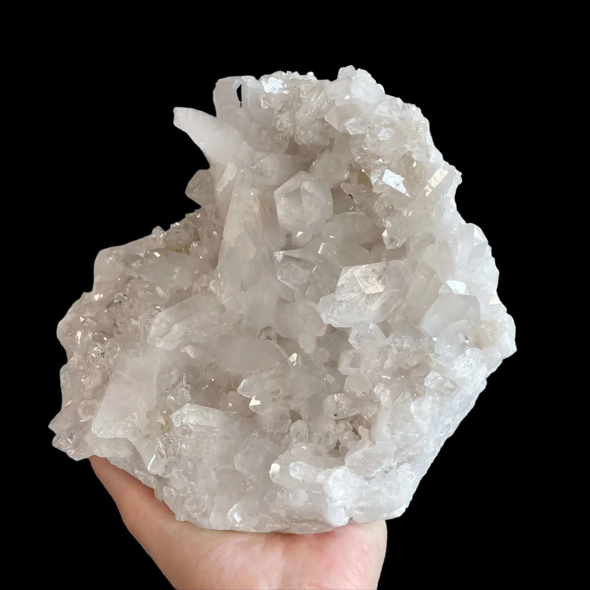 Quartz Cluster for Clarity and Amplification Mooncat Crystals