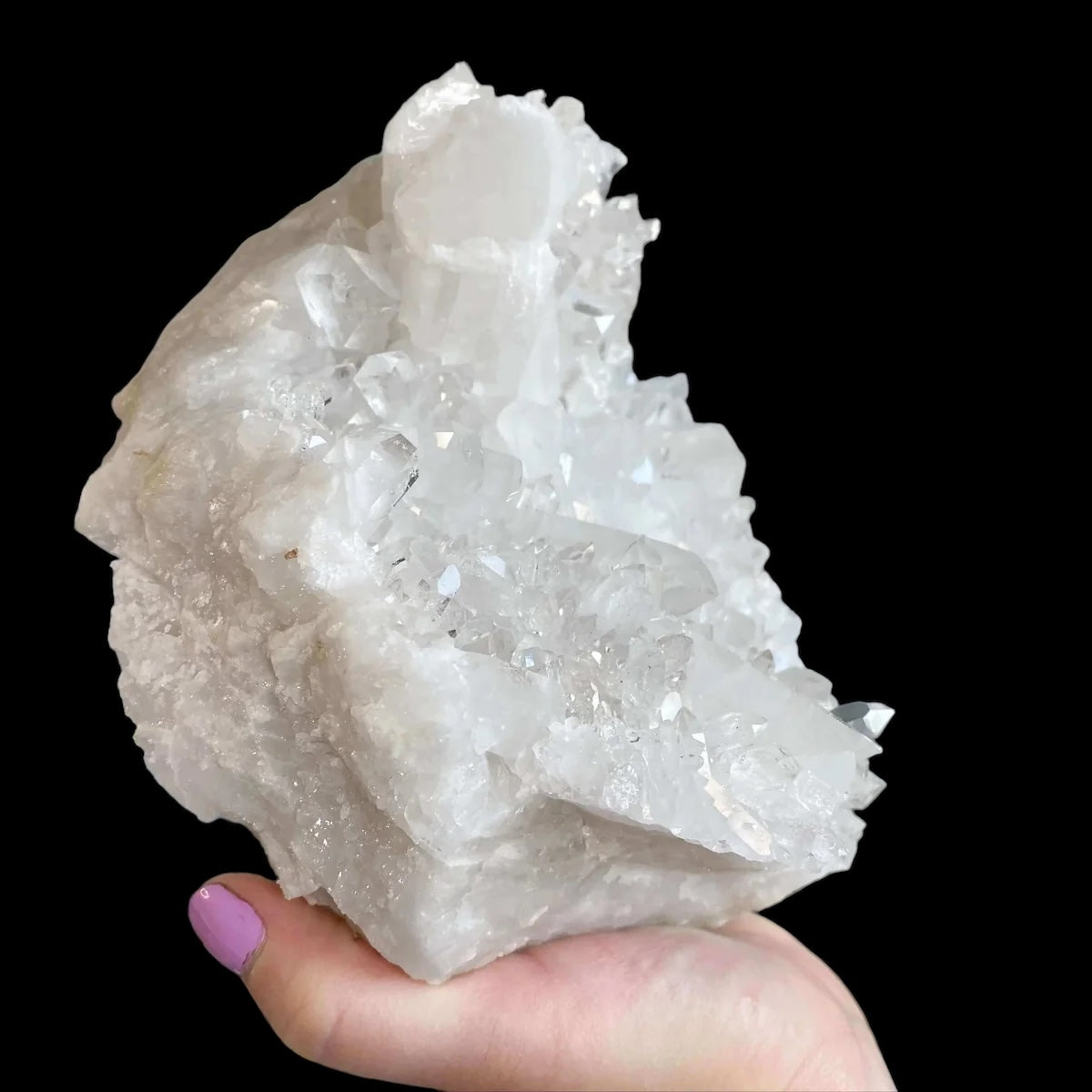 Quartz Cluster for Clarity and Amplification Mooncat Crystals