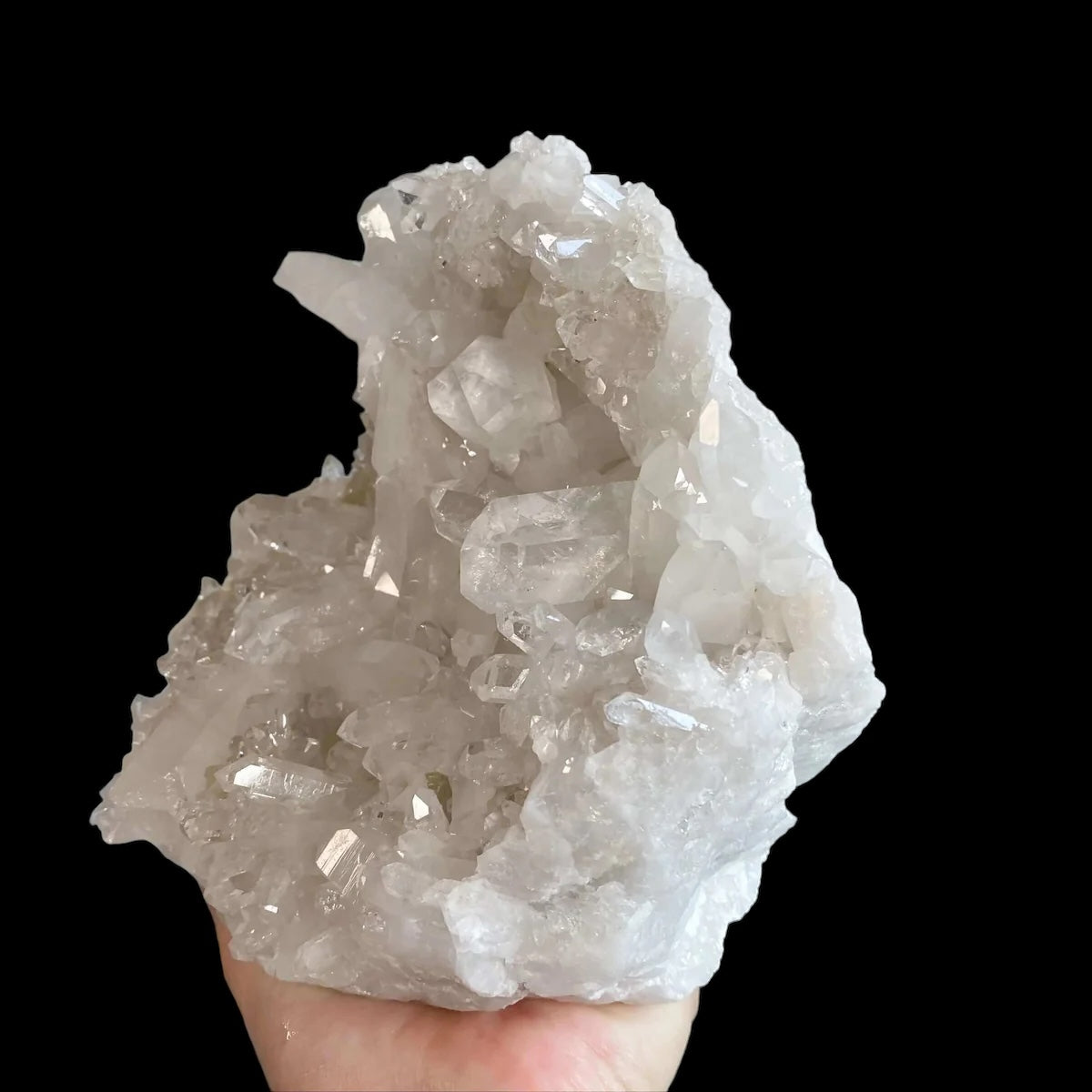 Quartz Cluster for Clarity and Amplification Mooncat Crystals