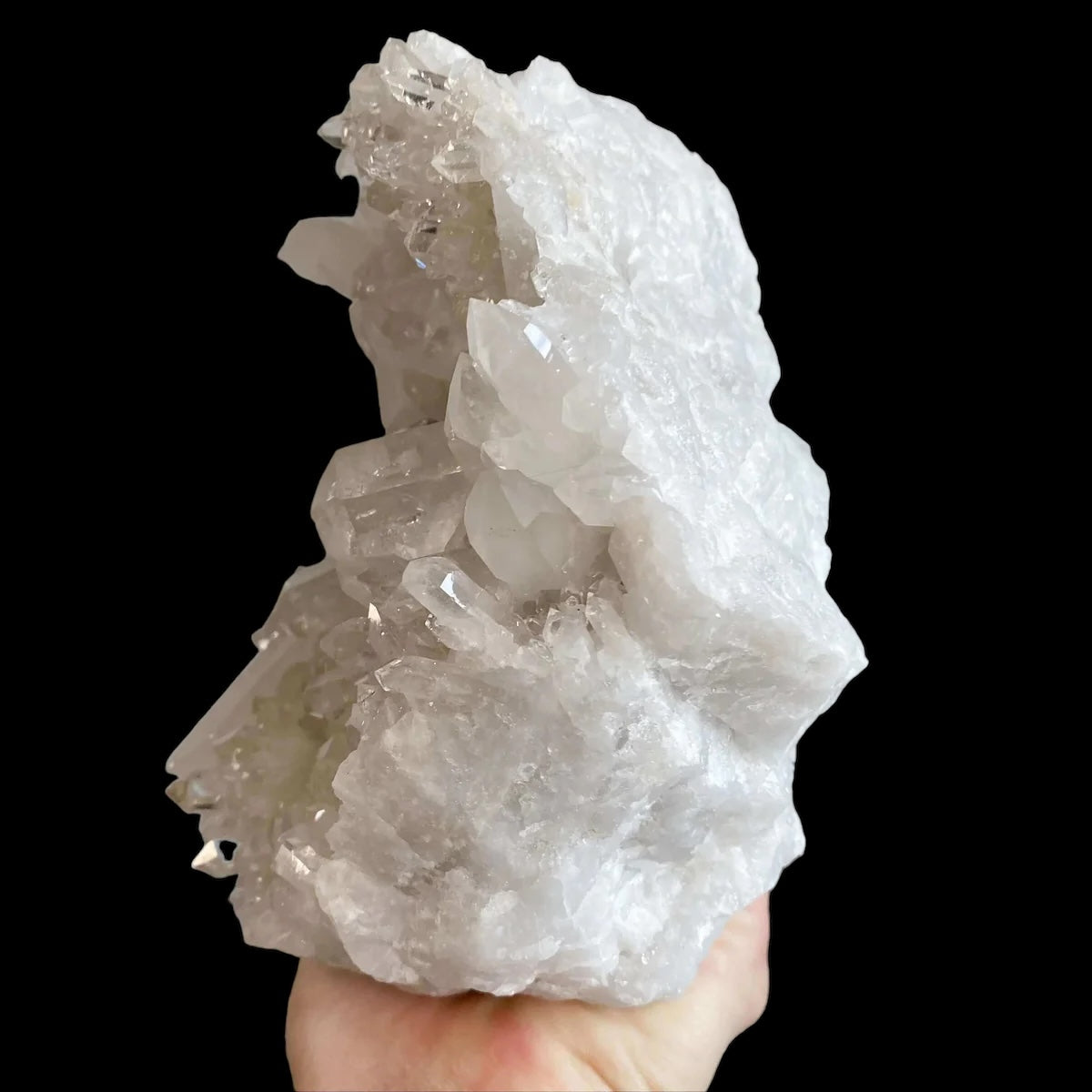 Quartz Cluster for Clarity and Amplification Mooncat Crystals