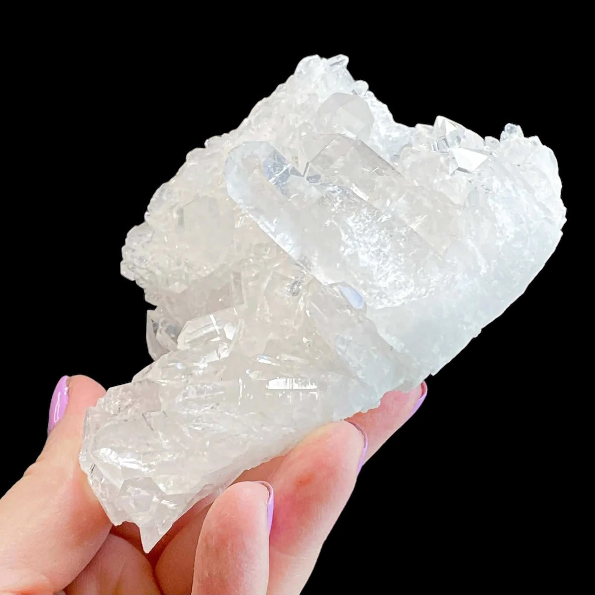 Quartz Cluster for Clarity and Amplification Mooncat Crystals