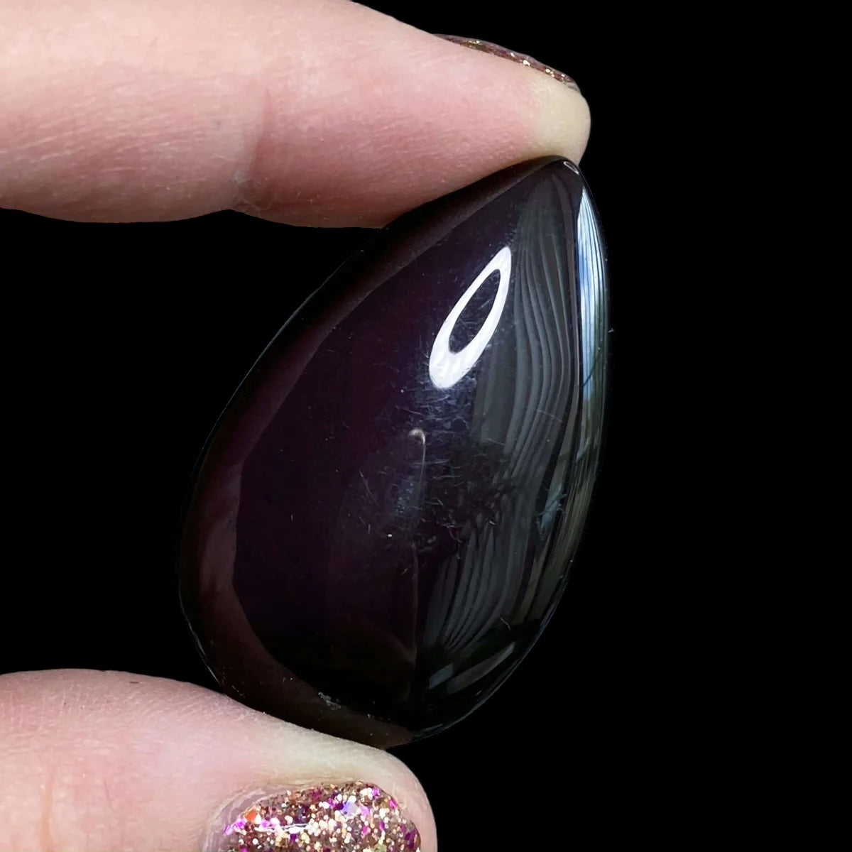 Rainbow Sheen Obsidian Teardrops for Insight and Transformation | Intuitive Selection Mooncat Crystals