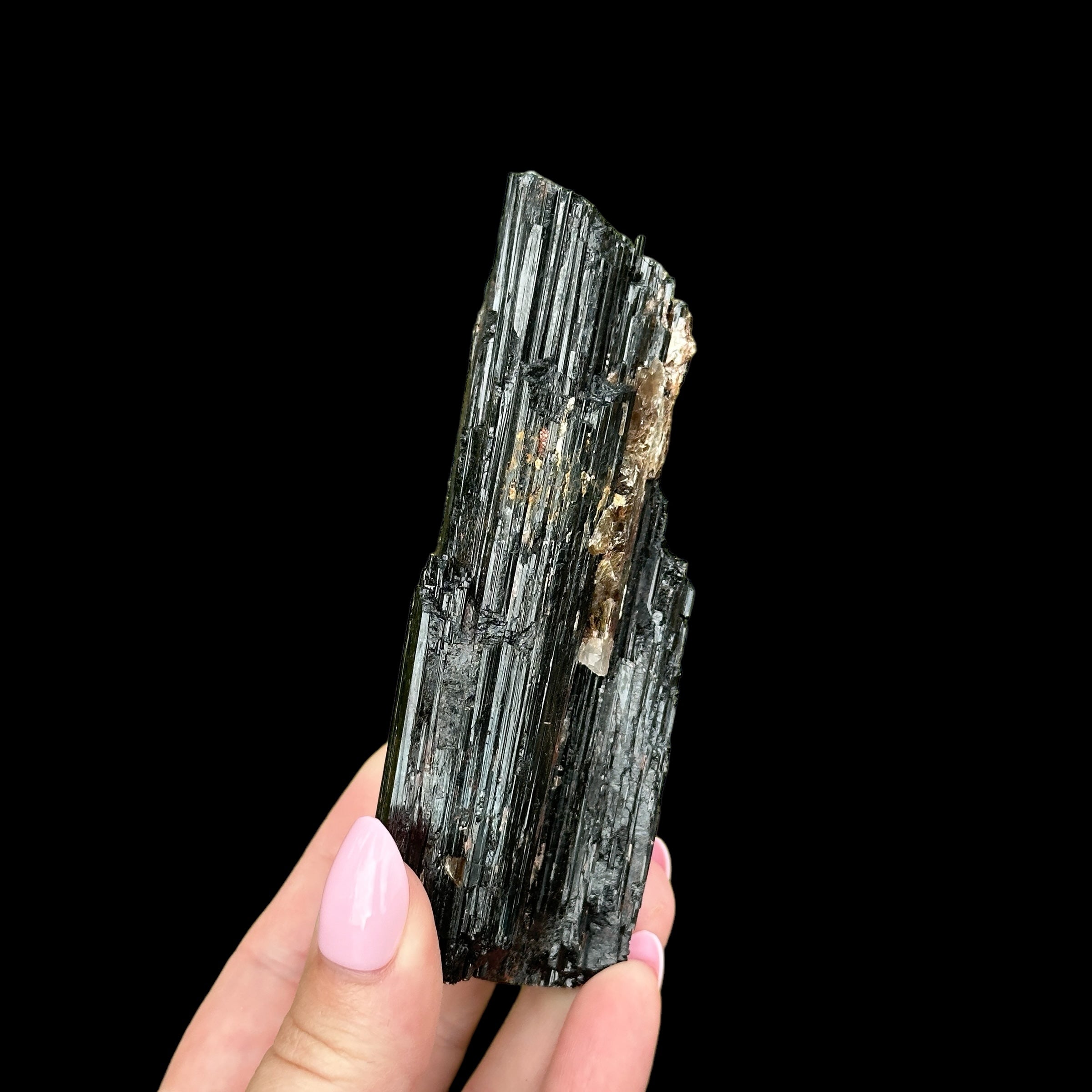 Raw Black Tourmaline for Protection + Balance | Stock A Mooncat Crystals