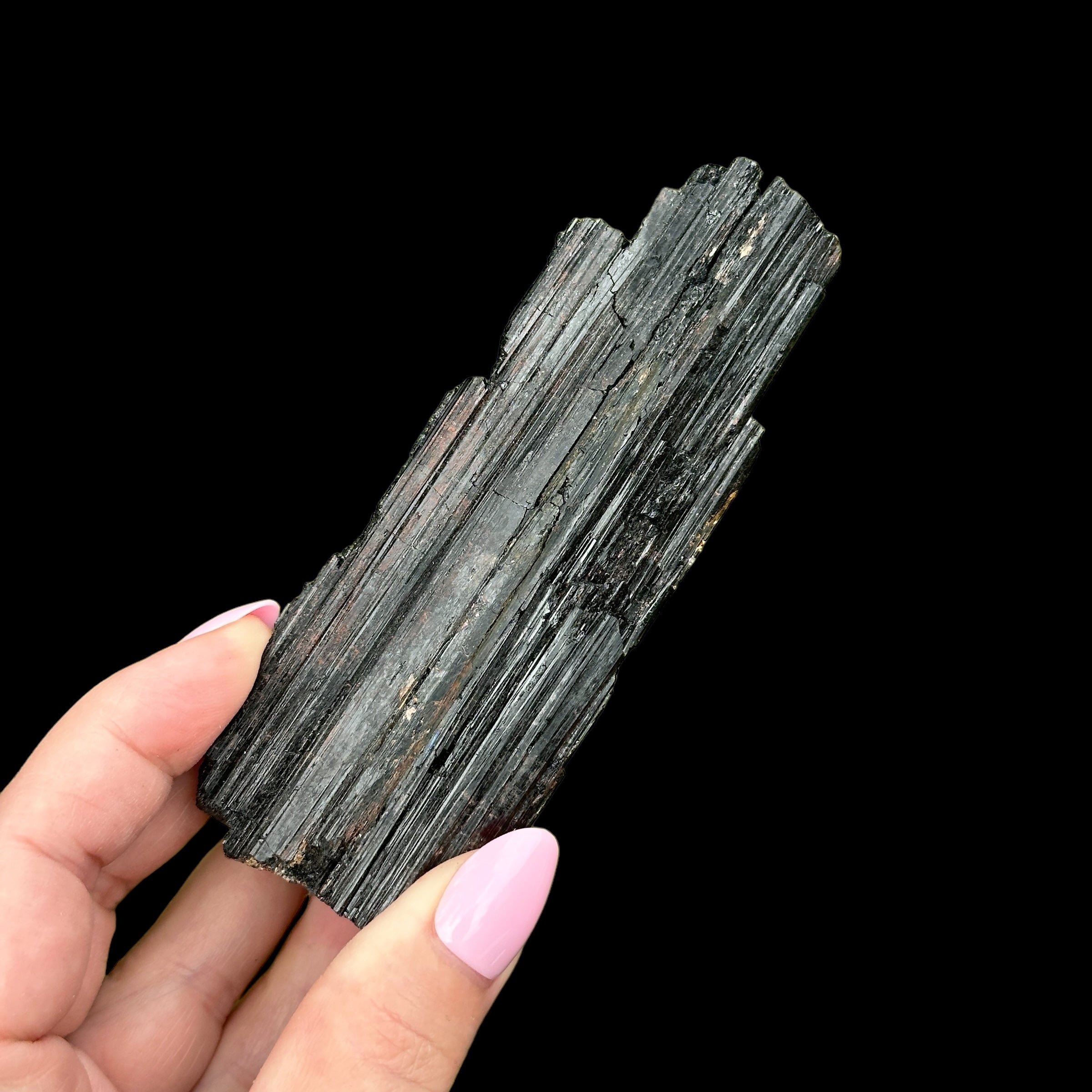 Raw Black Tourmaline for Protection + Balance | Stock A Mooncat Crystals