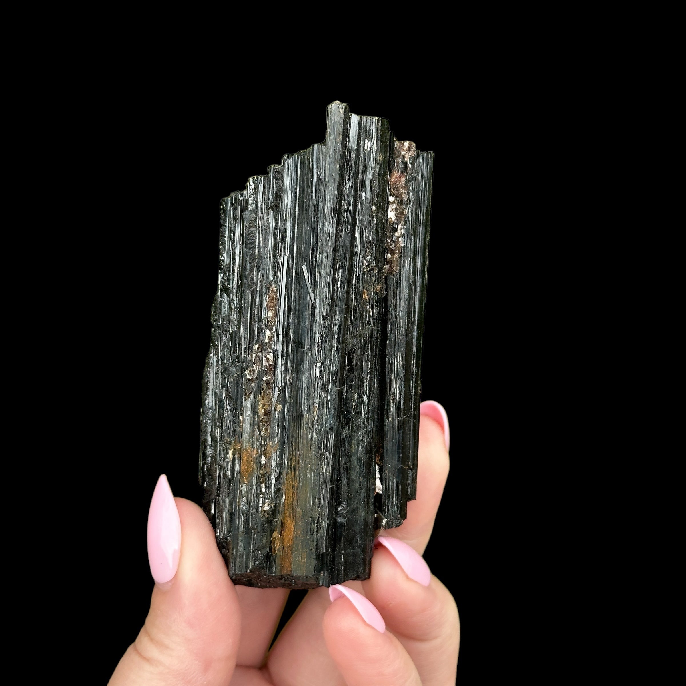 Raw Black Tourmaline for Protection + Balance | Stock B Mooncat Crystals