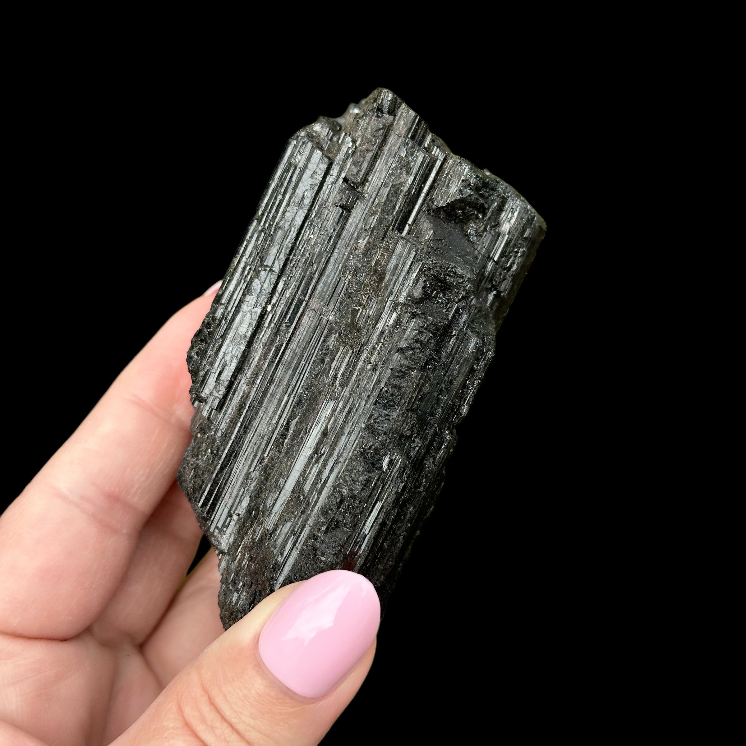 Raw Black Tourmaline for Protection + Balance | Stock C Mooncat Crystals