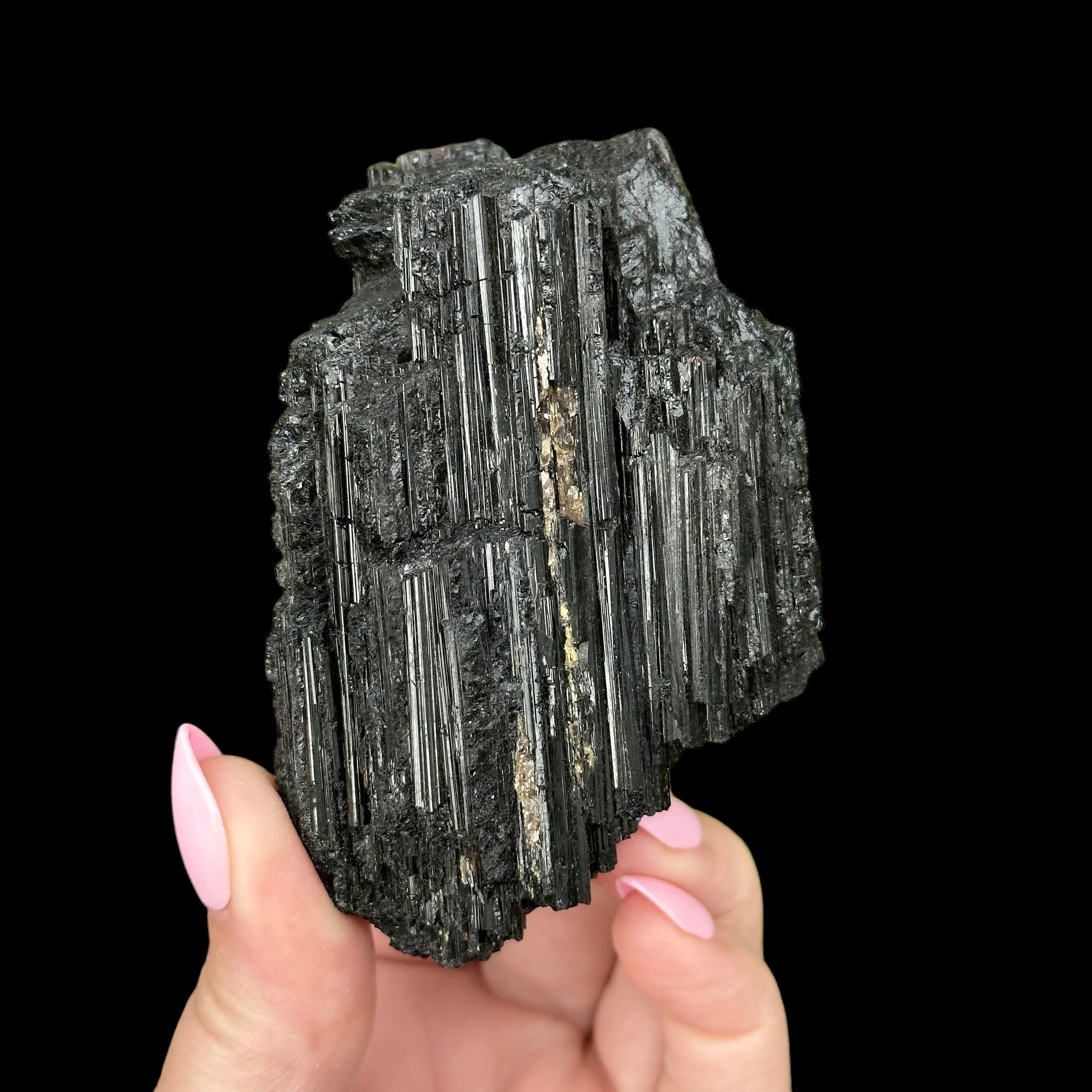 Raw Black Tourmaline for Protection + Balance | Stock C Mooncat Crystals