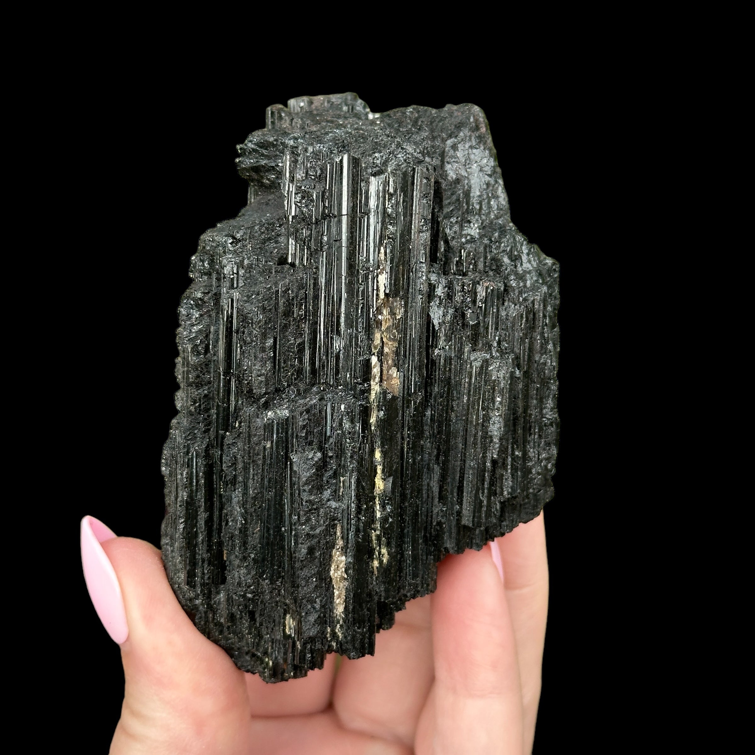 Raw Black Tourmaline for Protection + Balance | Stock C Mooncat Crystals