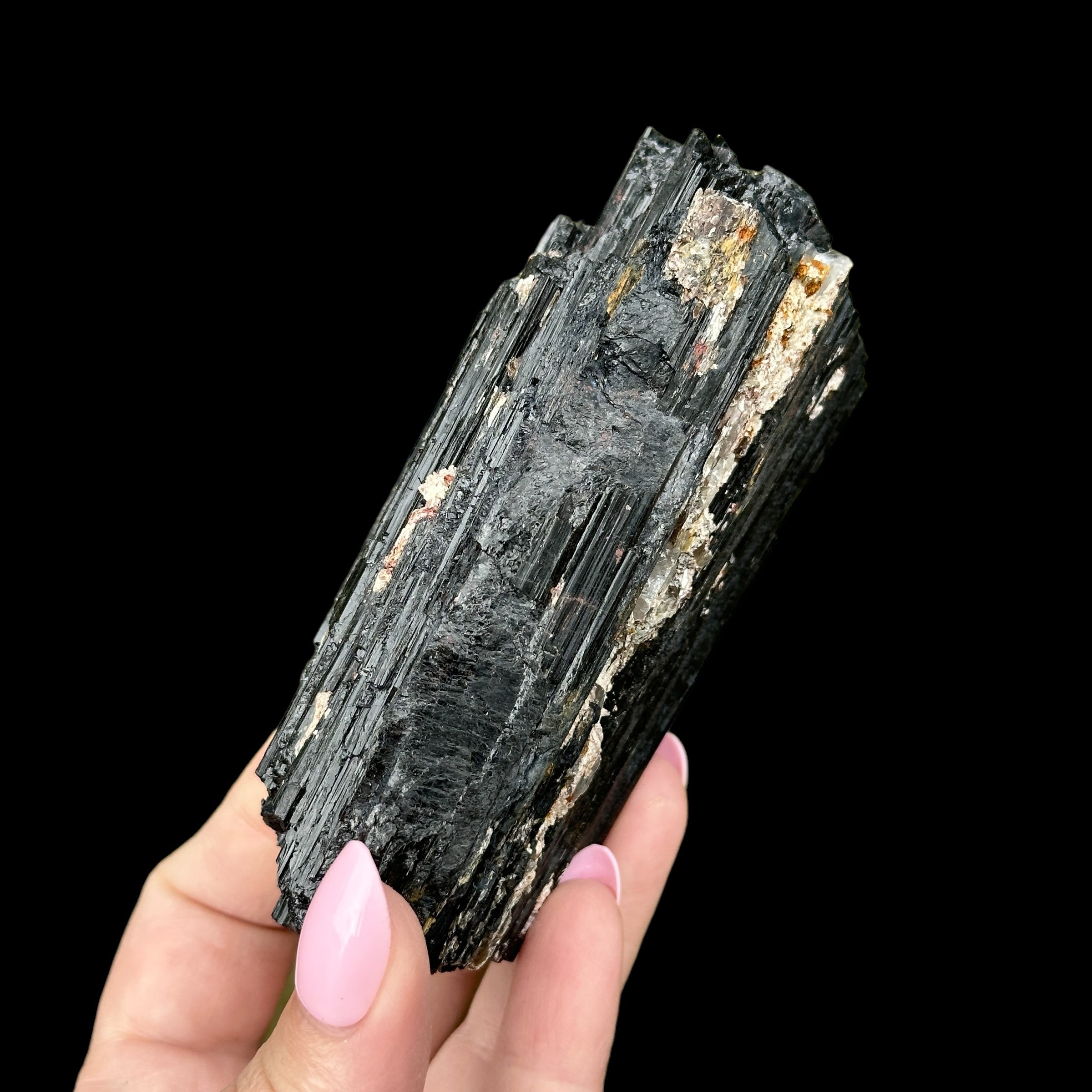 Raw Black Tourmaline for Protection + Balance | Stock D Mooncat Crystals