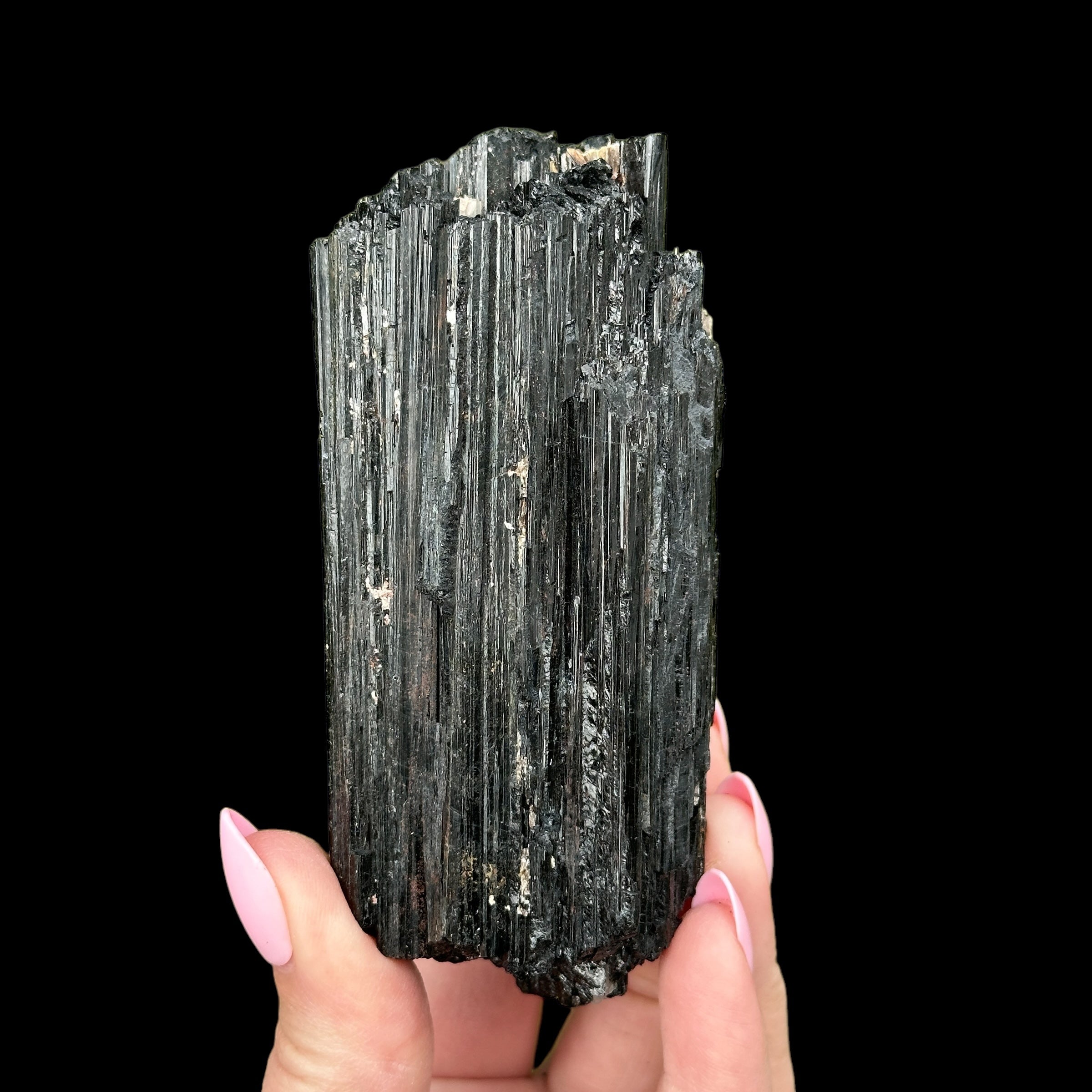 Raw Black Tourmaline for Protection + Balance | Stock D Mooncat Crystals