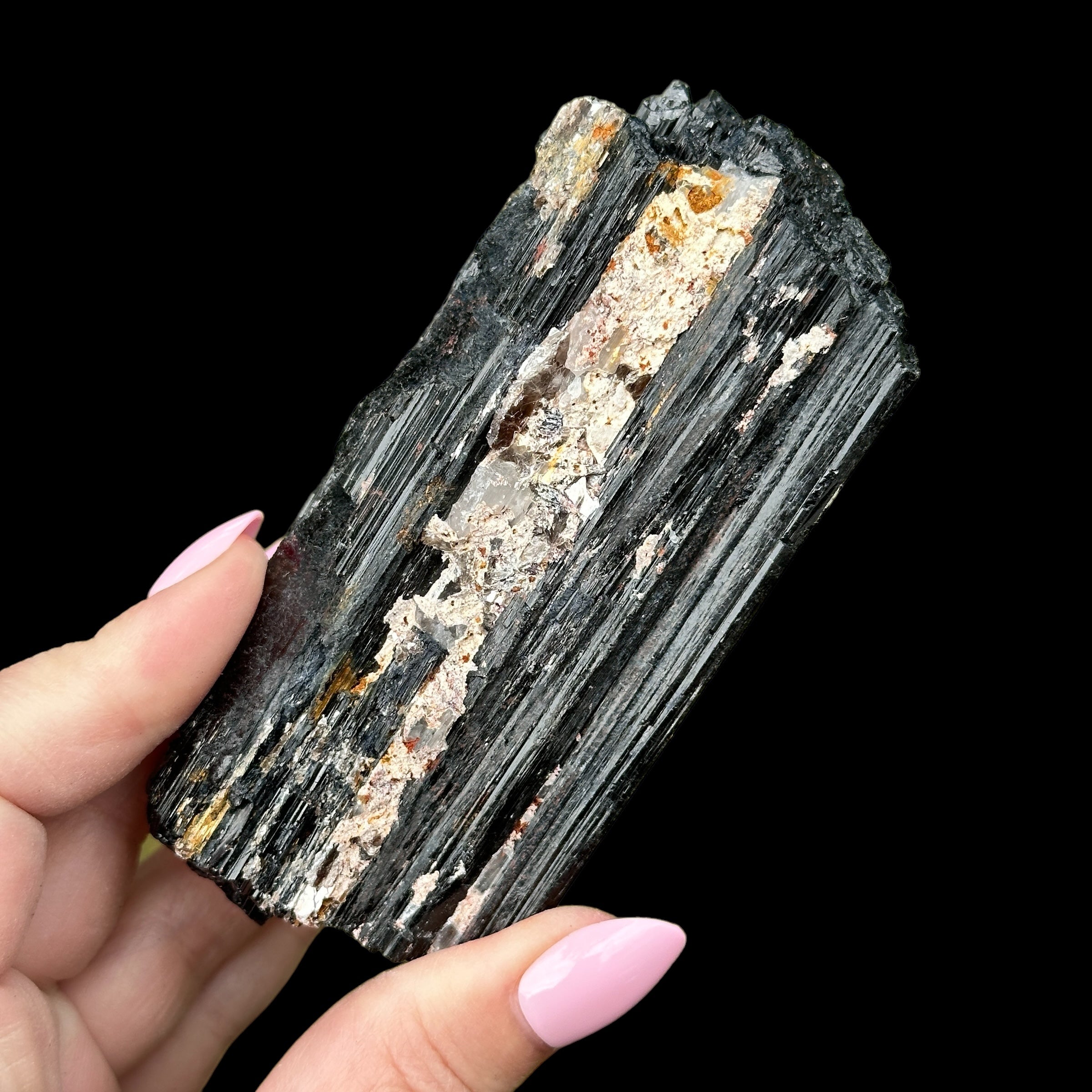 Raw Black Tourmaline for Protection + Balance | Stock D Mooncat Crystals