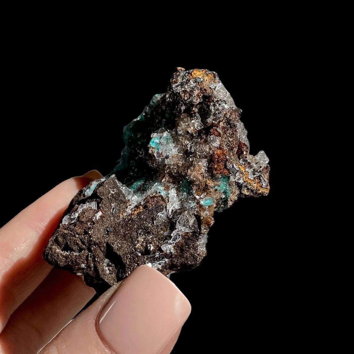 Rosasite for Tranquility and Clarity | Stock Q Mooncat Crystals