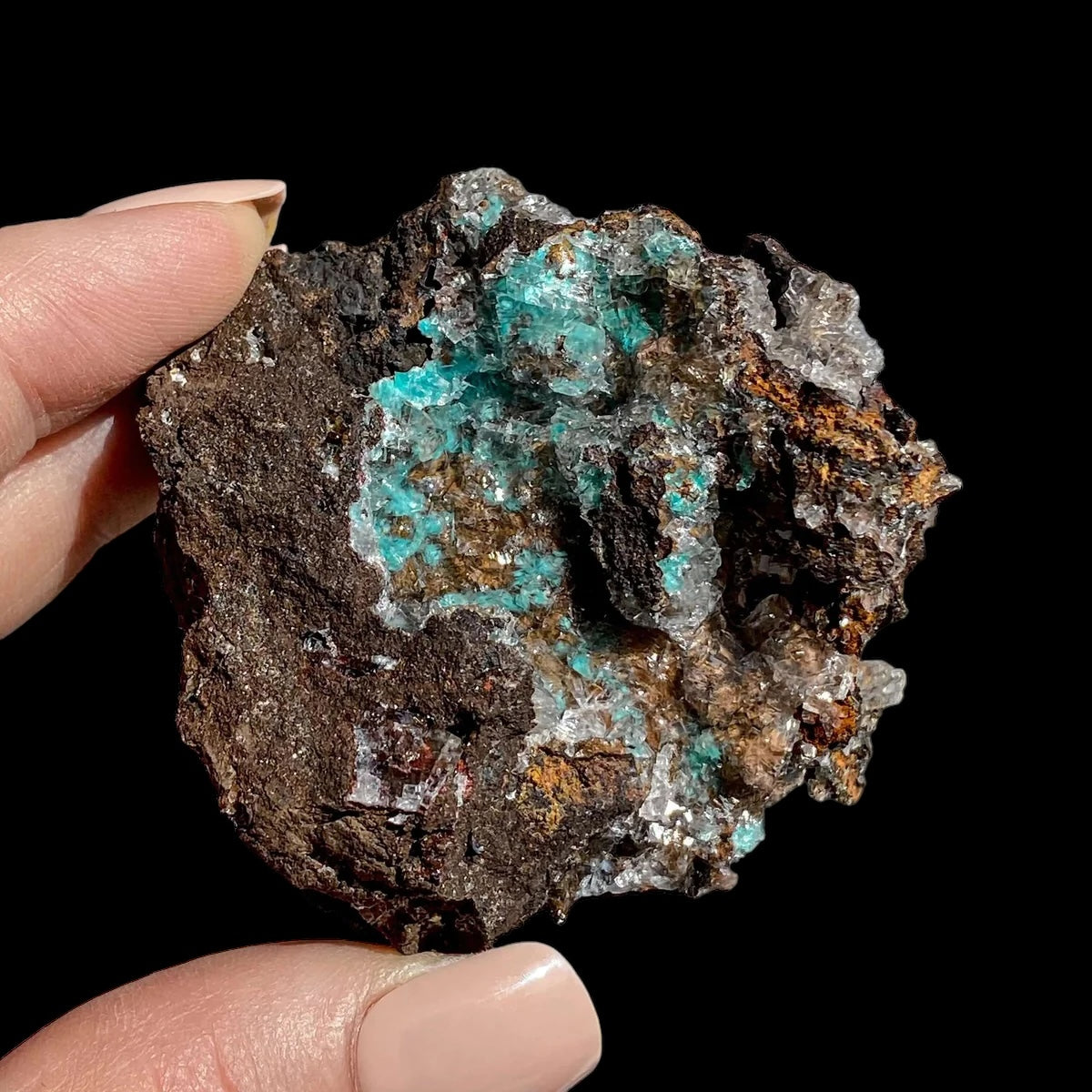 Rosasite for Tranquility and Clarity | Stock Q Mooncat Crystals