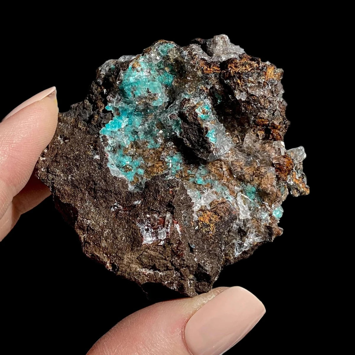 Rosasite for Tranquility and Clarity | Stock Q Mooncat Crystals